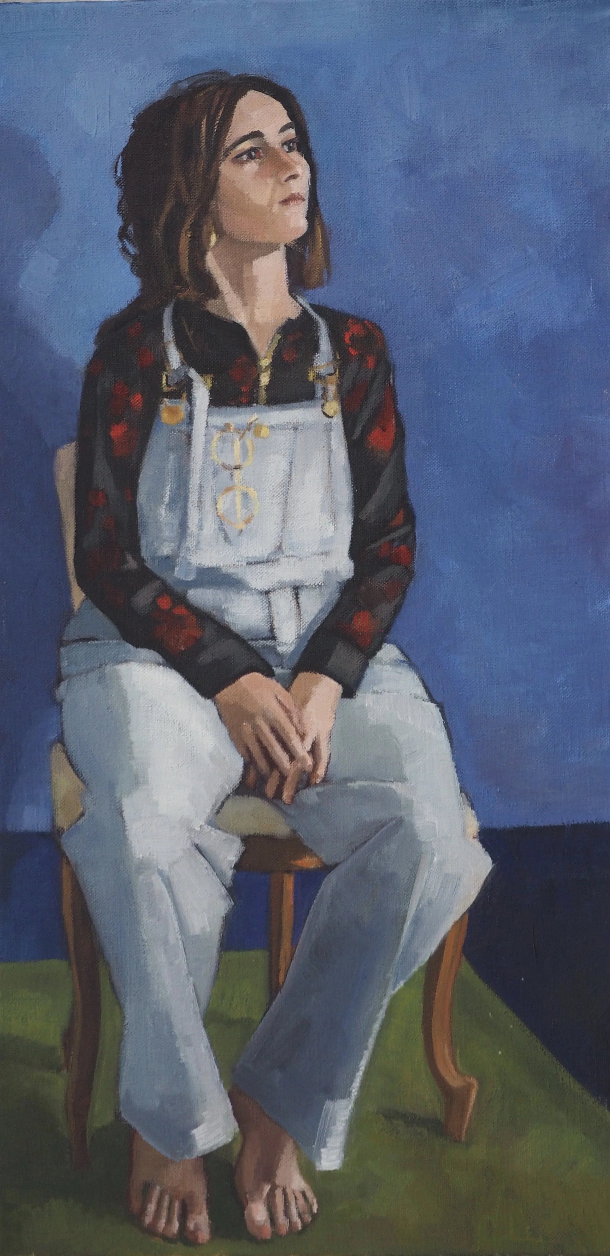 Carlotta, 2017, oil on canvas, 60x30 cm