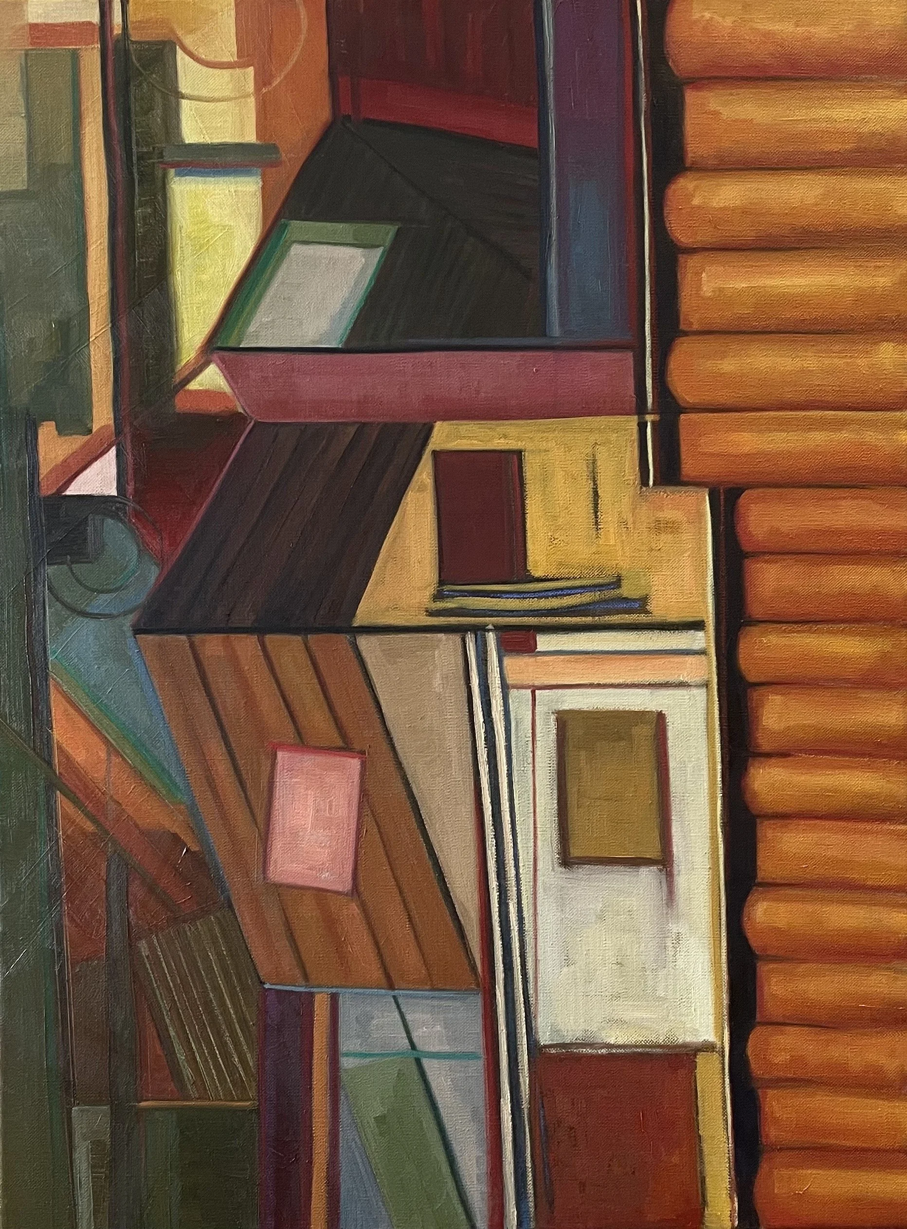 Rome 3, 2022, oil on canvas, 80x50 cm