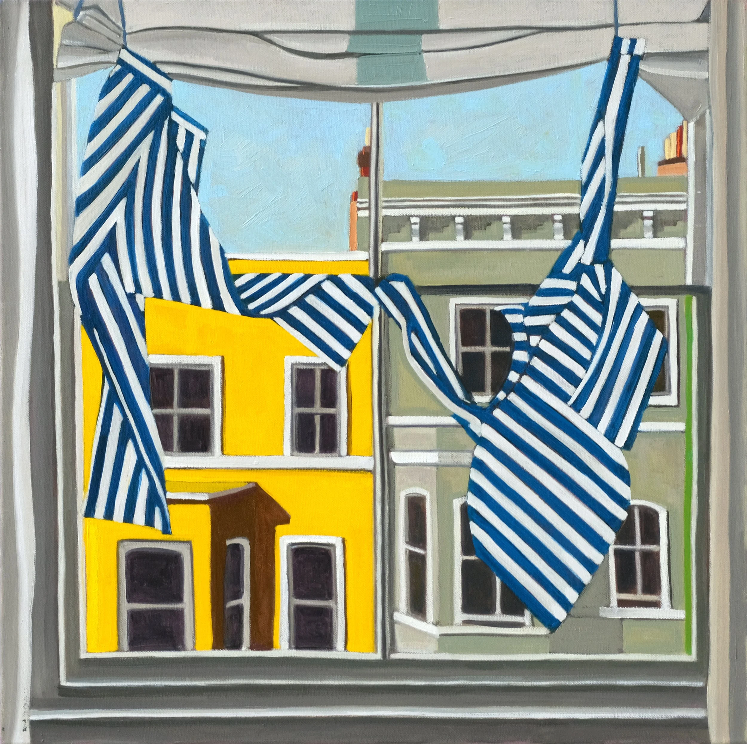 Arianna’s window, 2021, oil on canvas, 60x60 cm