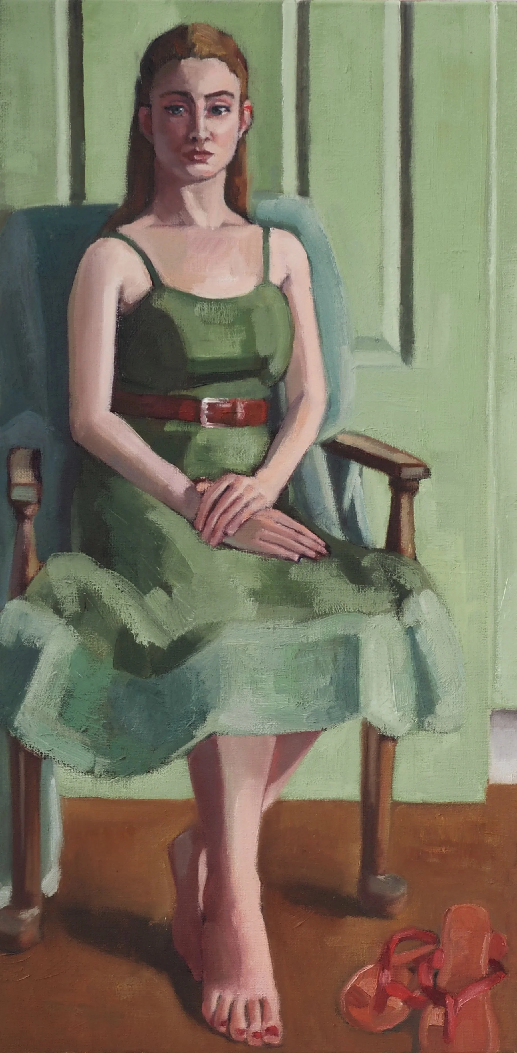 Perdita, 2016, oil on canvas, 60x30 cm