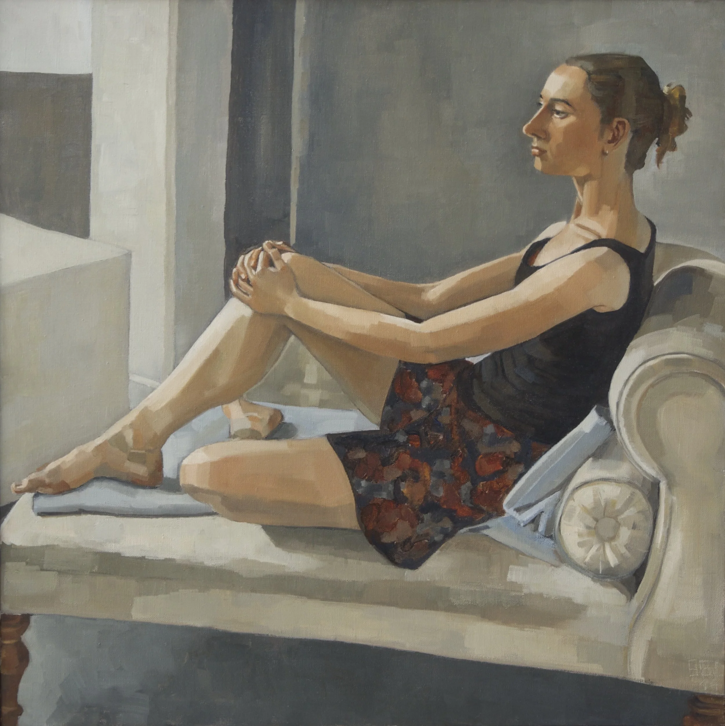 Natasha,  2014, oil on canvas,  60x60 cm