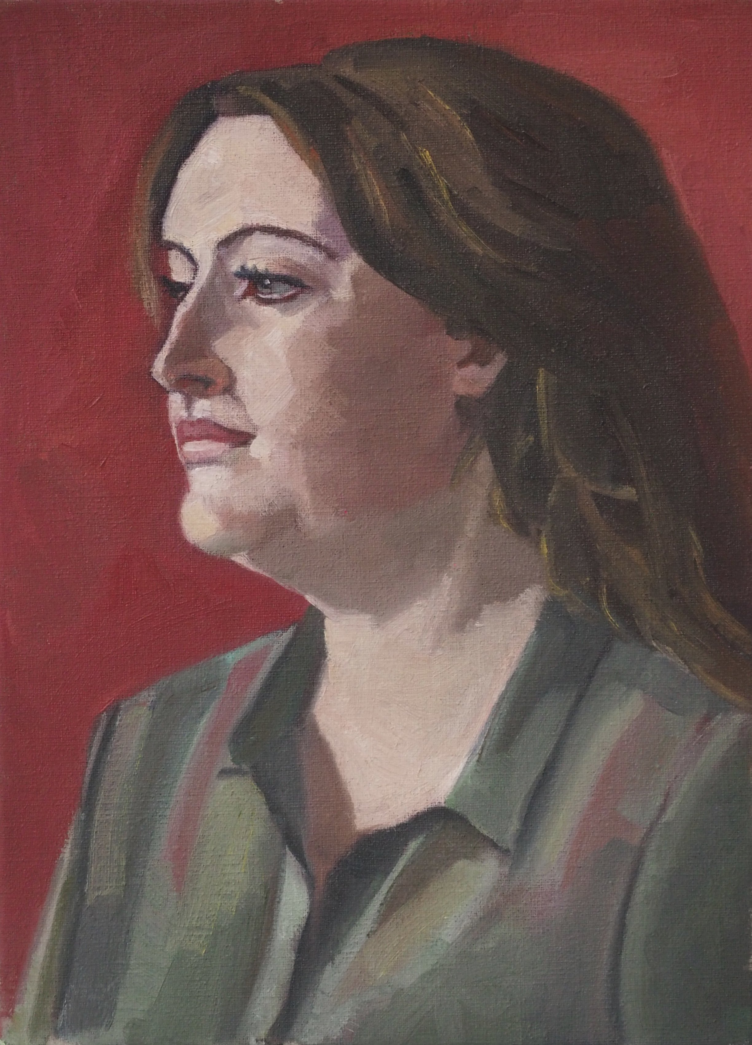 Sally, 2016, oil on canvas, 33x24 cm