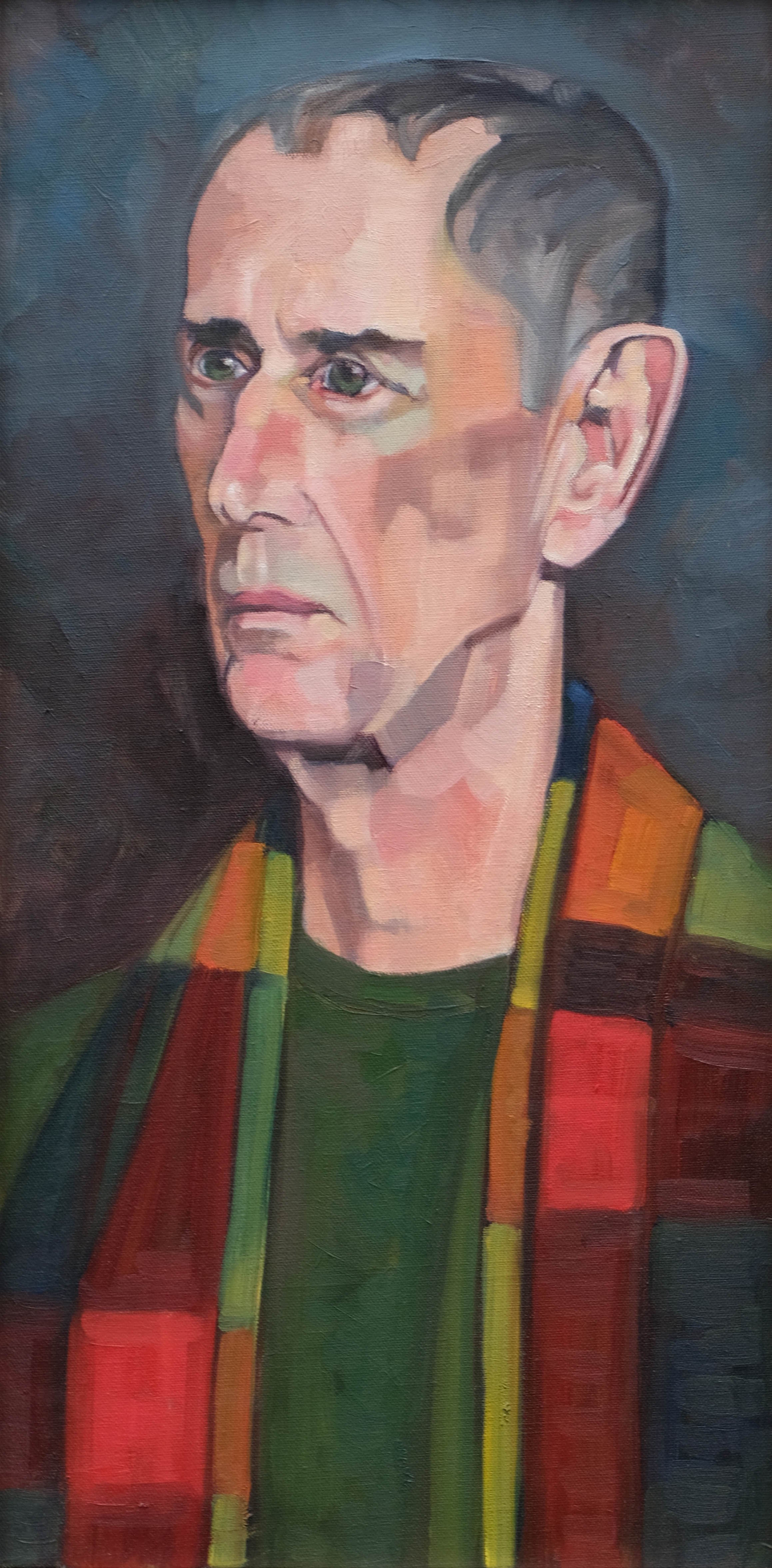 Hugh, 2019, oil on canvas, 60x30 cm