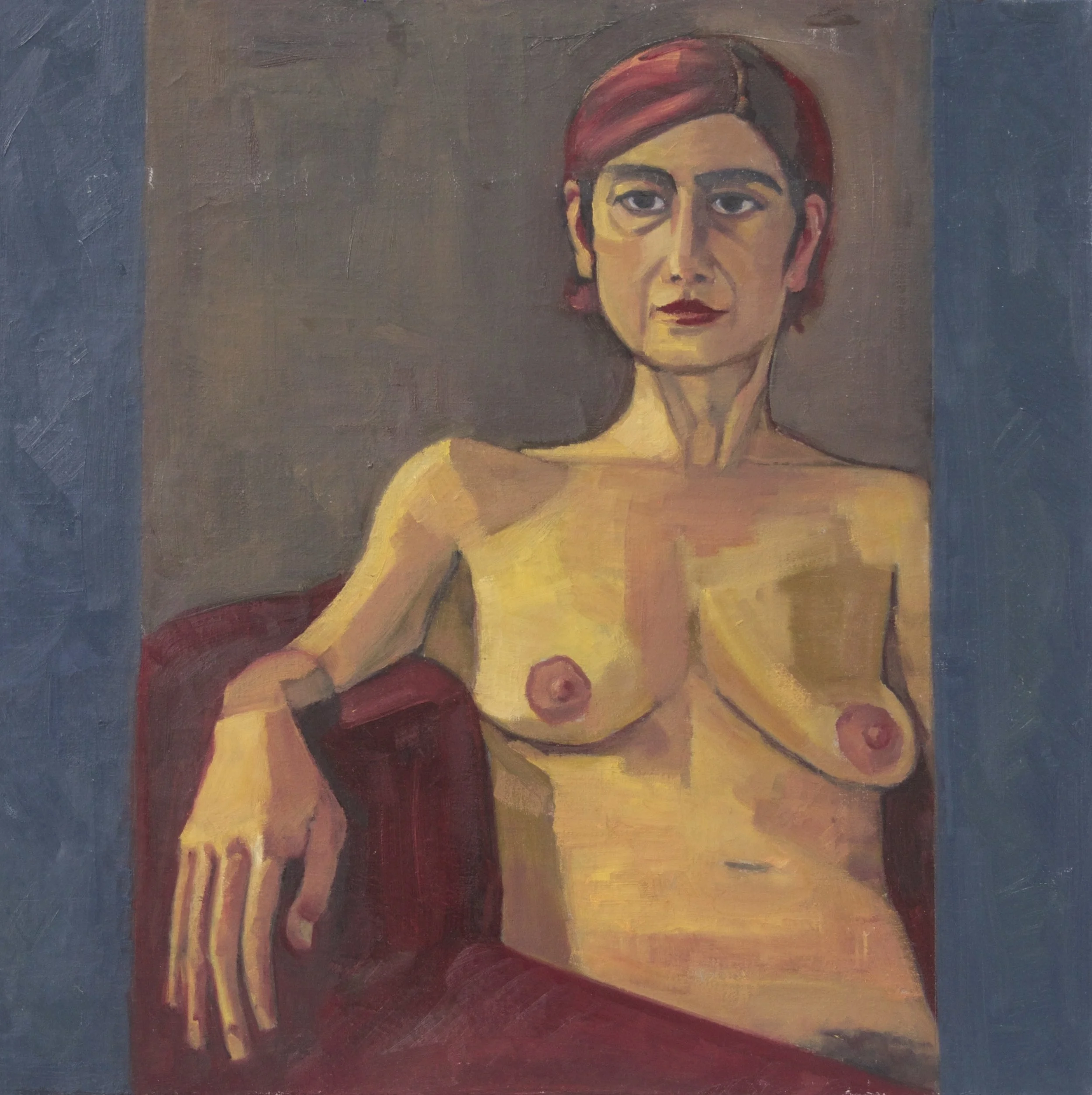 Elena, 2014, oil on canvas, 60x60 cm