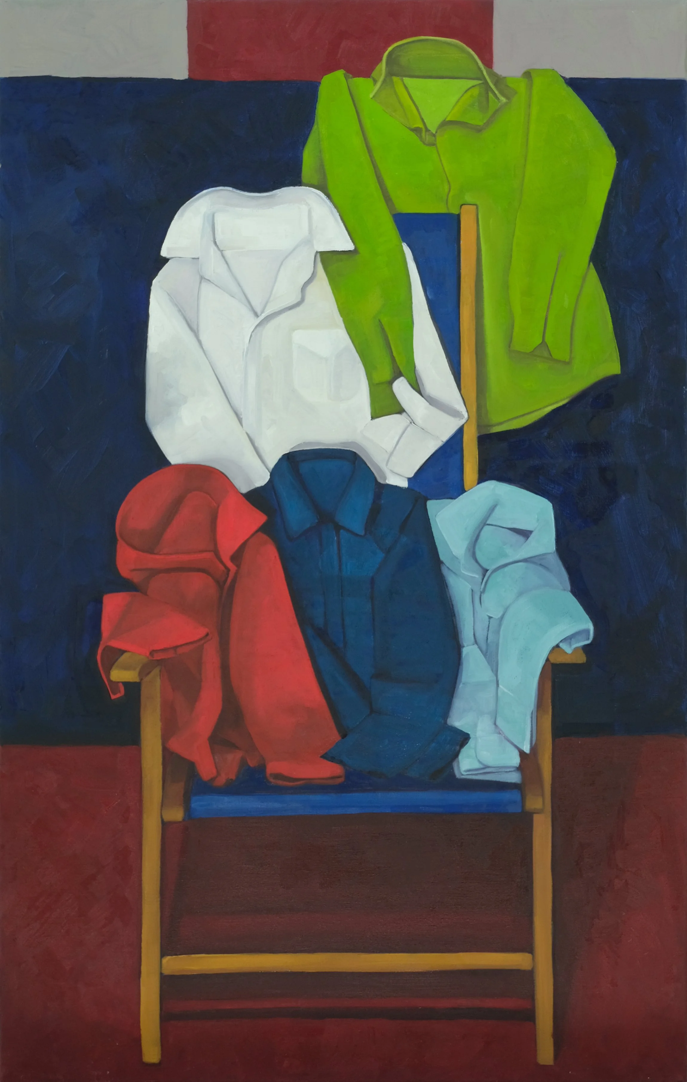 Portrait of a family, 2021, oil on canvas, 117x73 cm