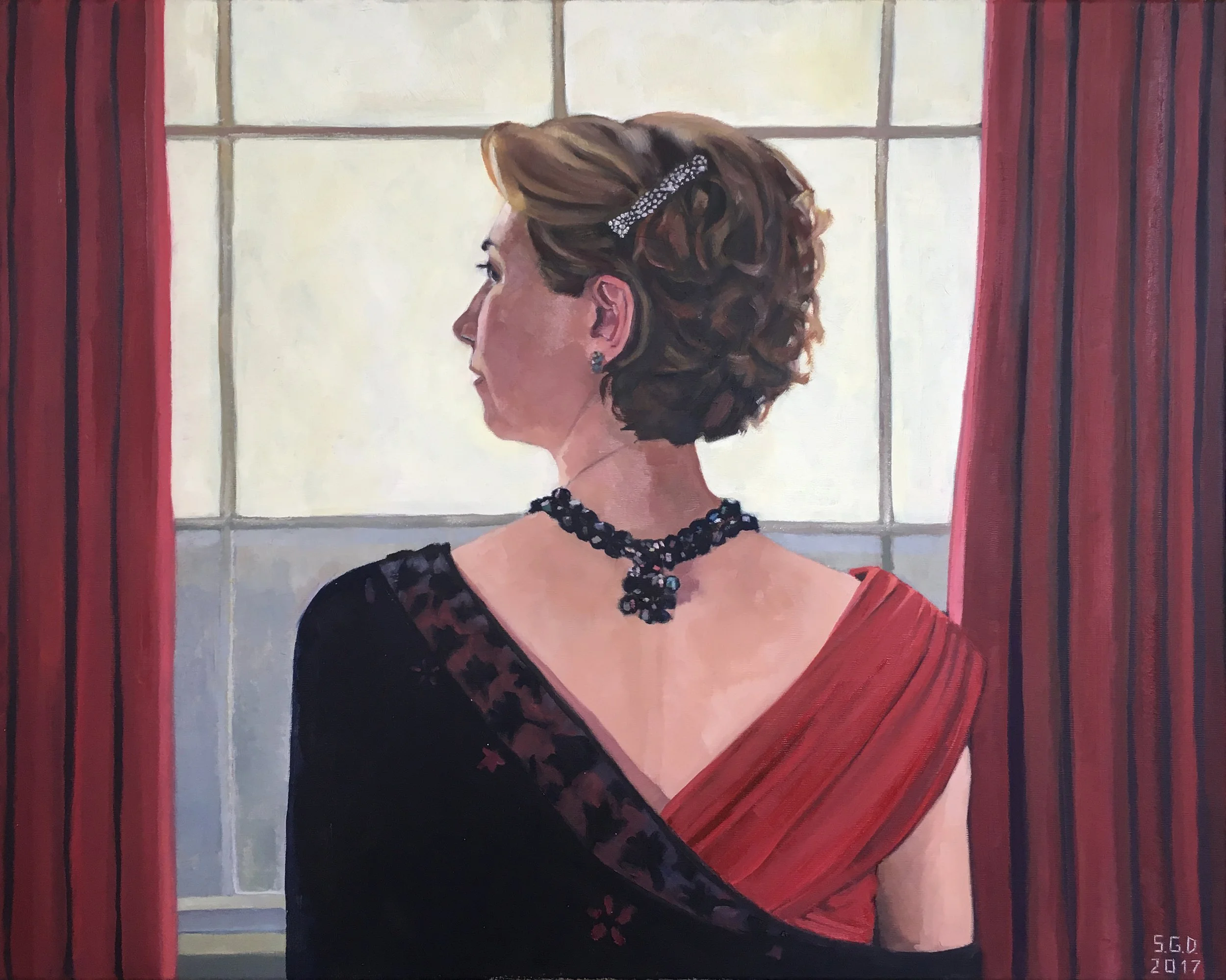 Etta, 2017, oil on canvas, 70x70 cm