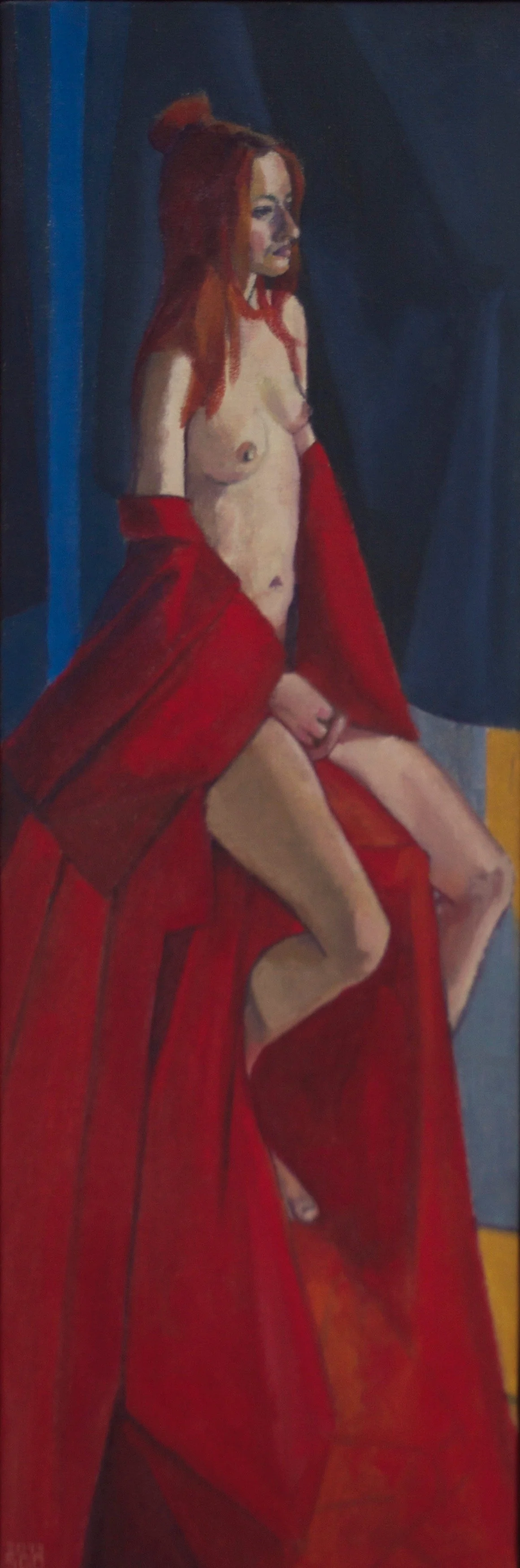 Agnieszka, 2012, oil on canvas, 90x30 cm