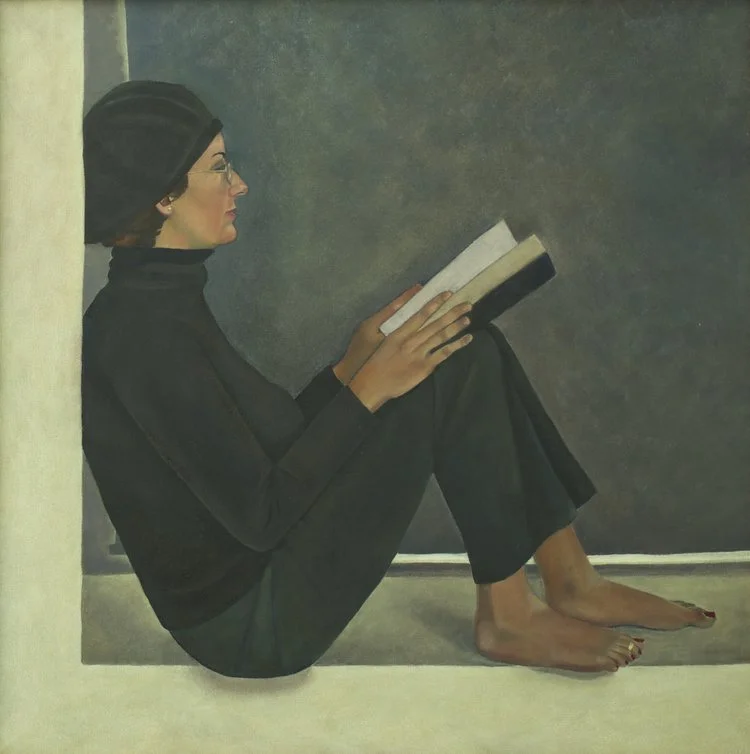 Titti, 2000, oil on canvas, 101x101 cm