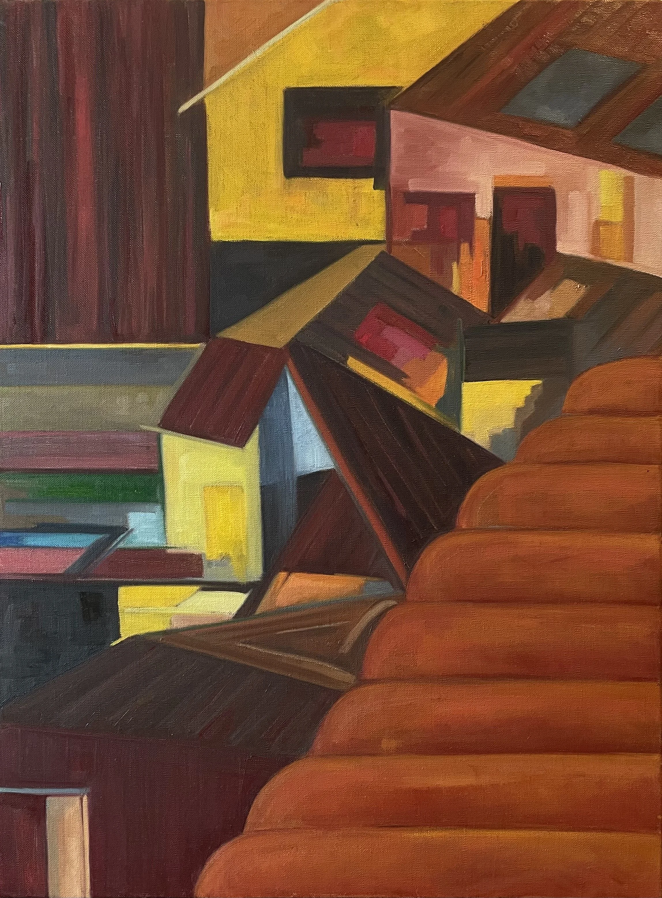 Rome 2, 2022, oil on canvas, 80x50 cm