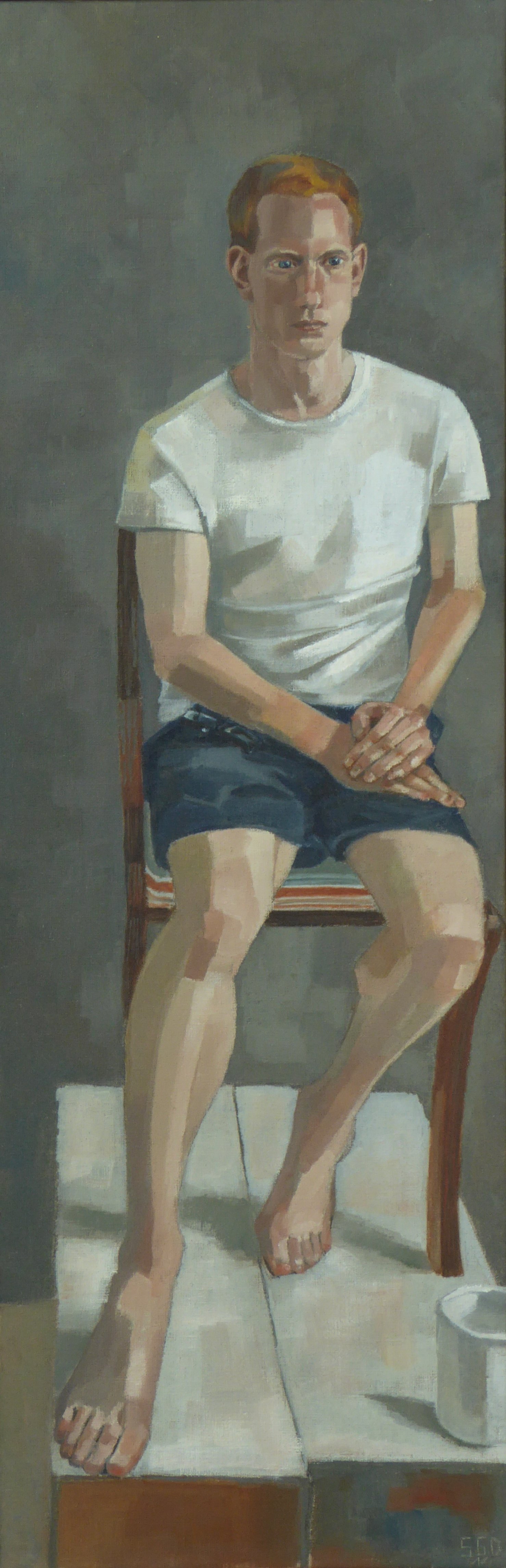 David, 2014, oil on canvas, 90x30 cm
