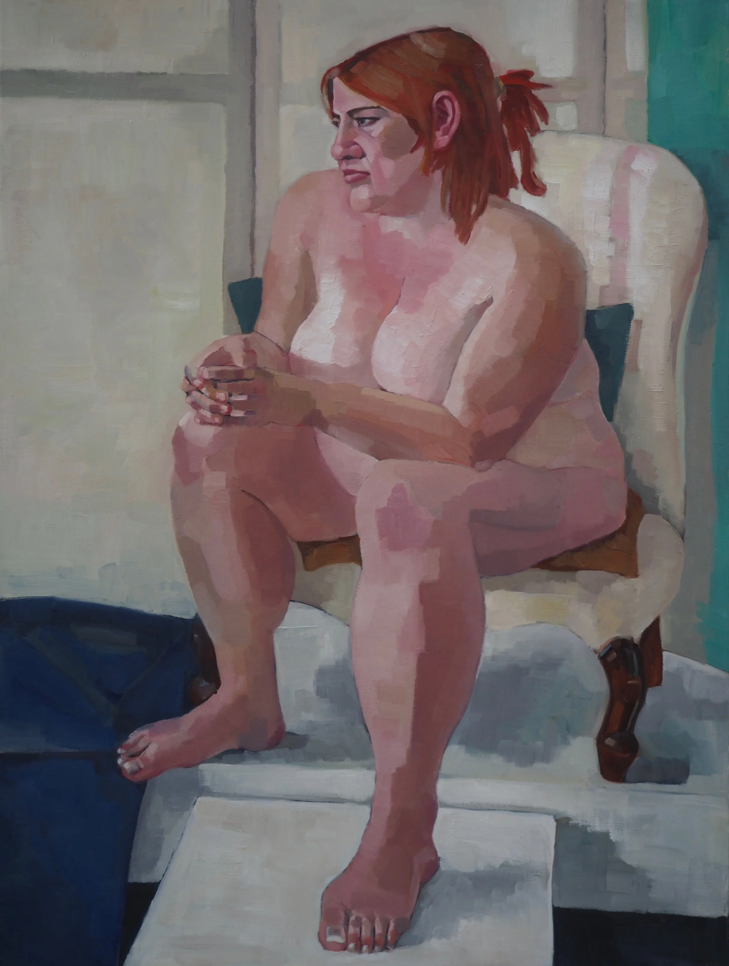 Green Sarah, 2015, oil on canvas, 101x76 cm