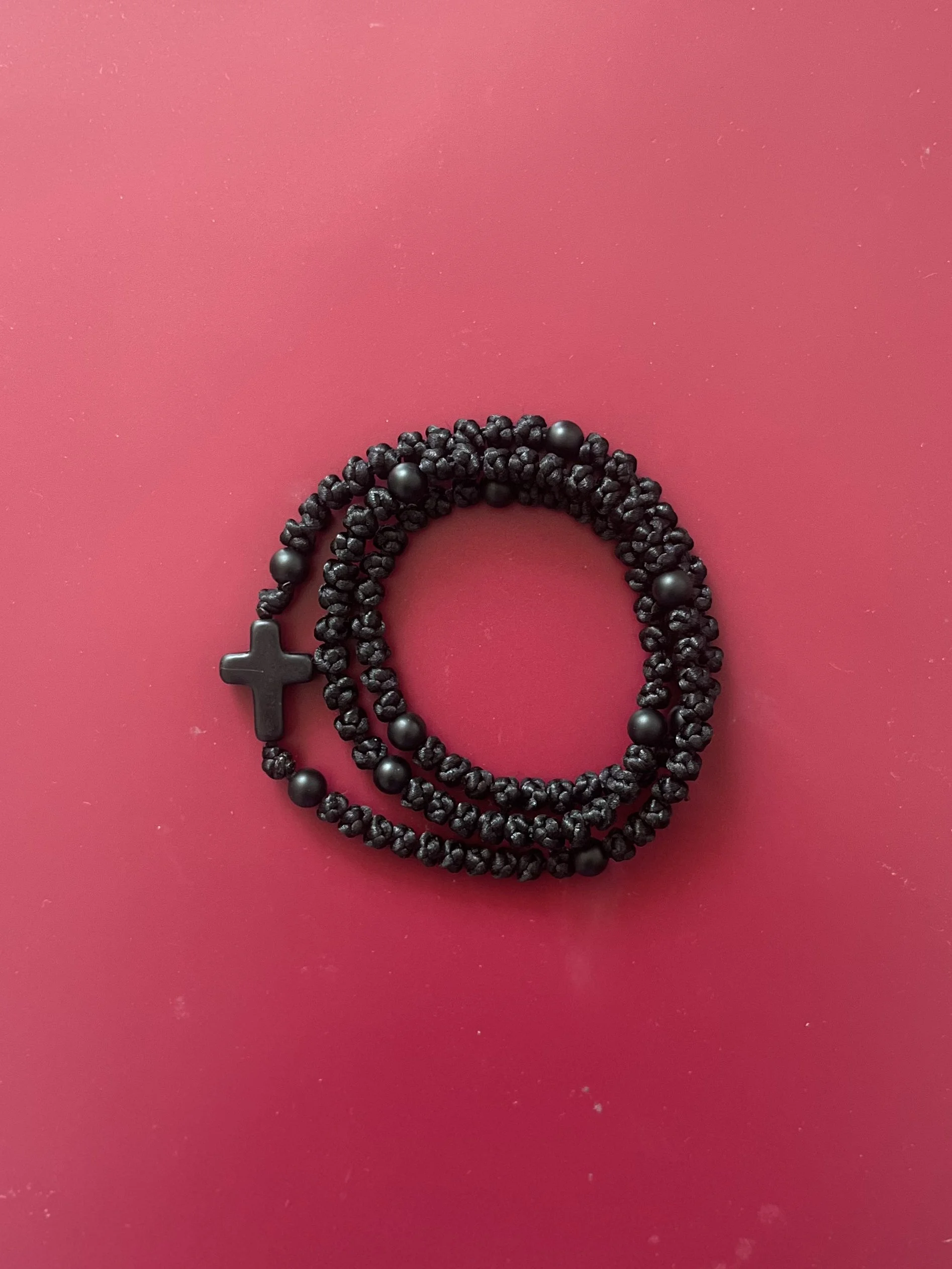 100 Knot Prayer Rope | Black