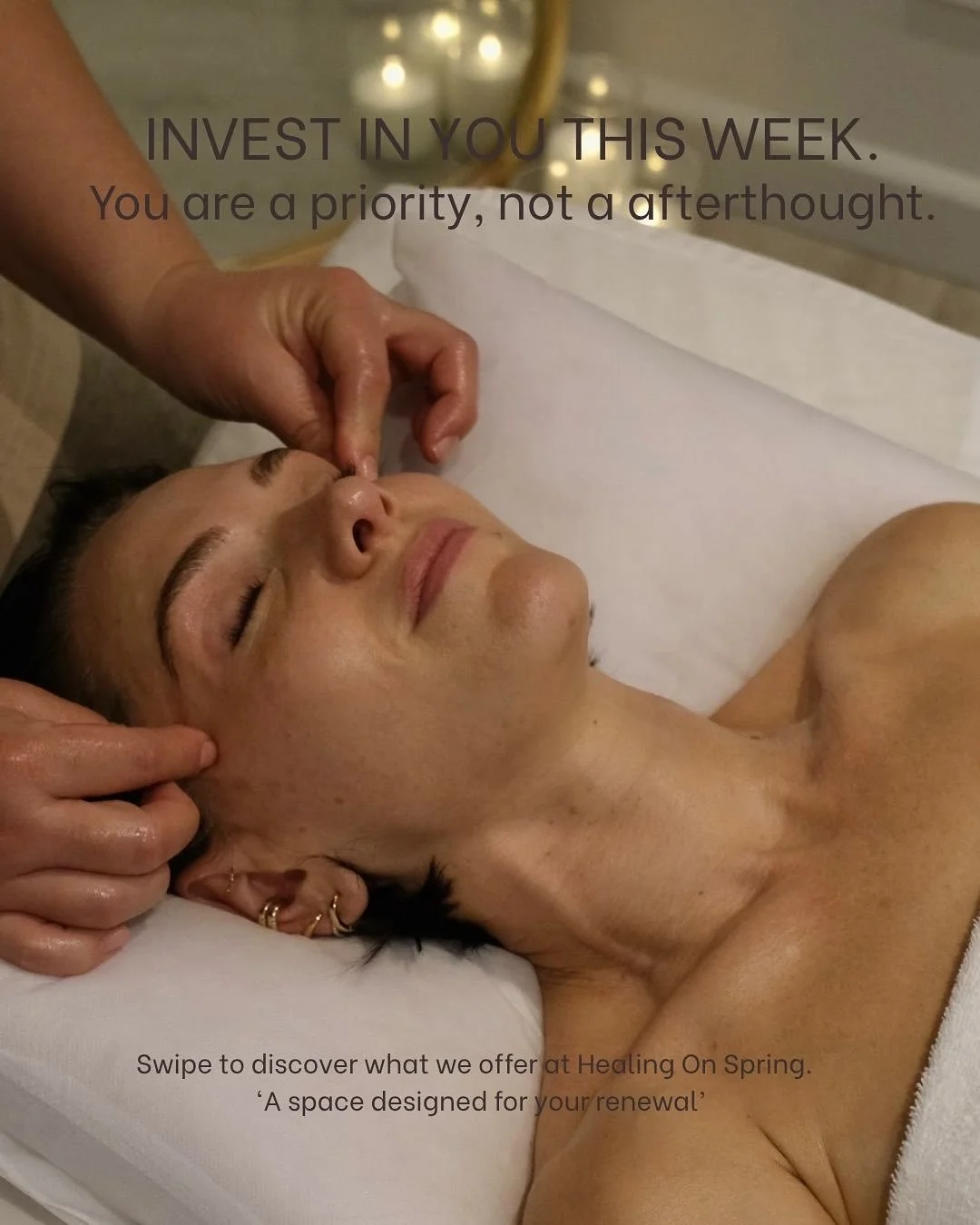 This week, make yourself the priority, not the afterthought.

Your body holds the score of how you&rsquo;ve been living&hellip;.stress, fatigue, busy weeks.

This is your reminder to pause, restore, and nourish from the inside out. At Healing on Spri