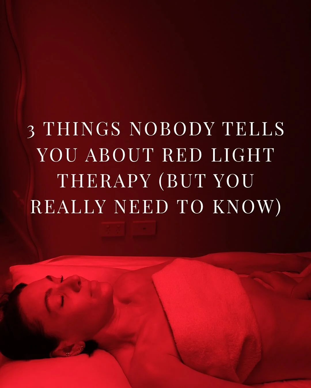 3 things nobody tells you about red light therapy (but you&rsquo;ll want to know)

1. It&rsquo;s more than skincare &mdash; it&rsquo;s cellular care. Red light works on a deeper level, waking up your cells and boosting your natural glow from within.
