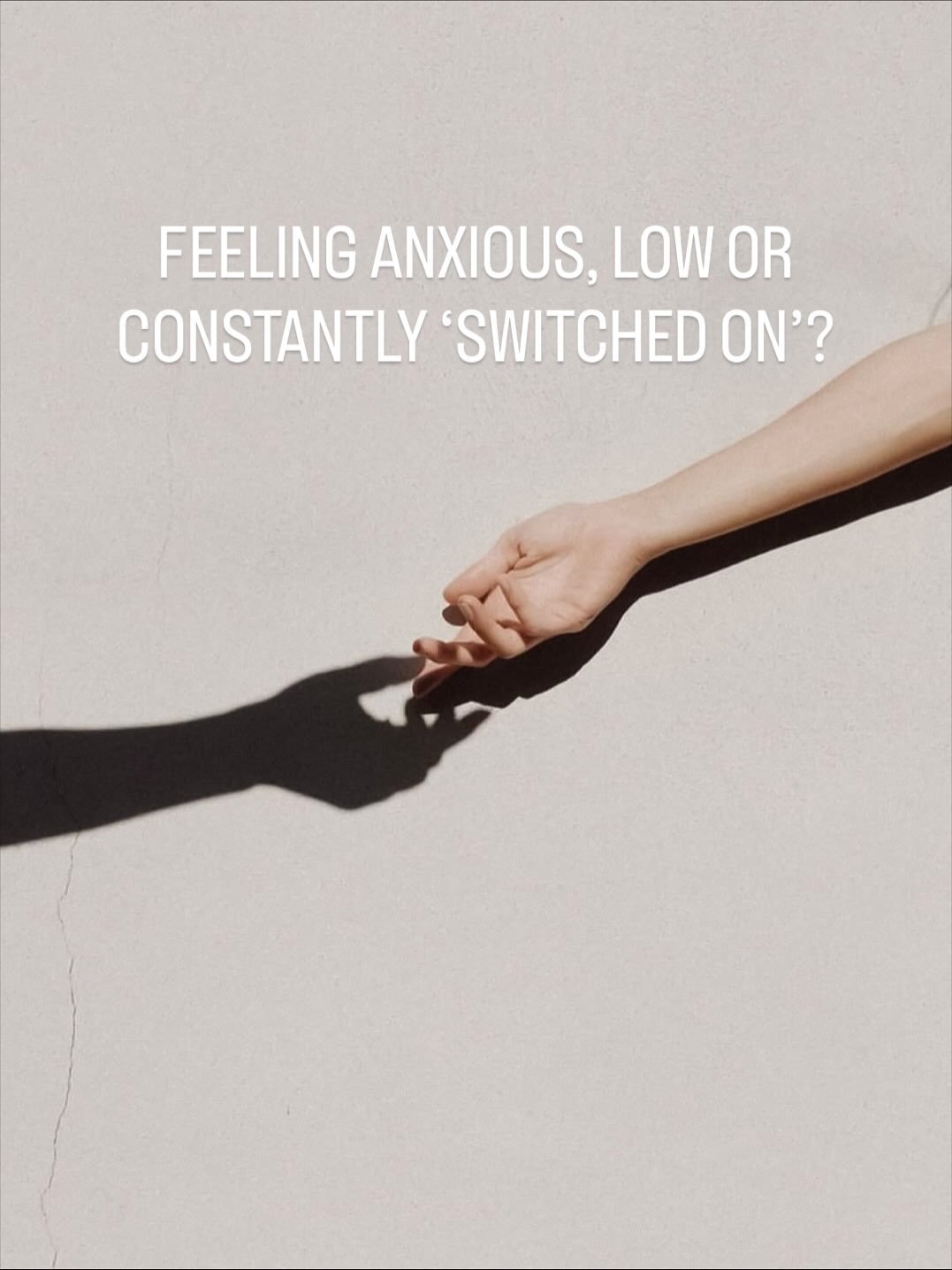 Feeling anxious, low, or constantly &ldquo;switched on&rdquo;?

You&rsquo;re not alone. Constant stress, screens, and a fast paced world keep our nervous systems in overdrive. Over time, this drains energy at a cellular level, leaving us tense, tired