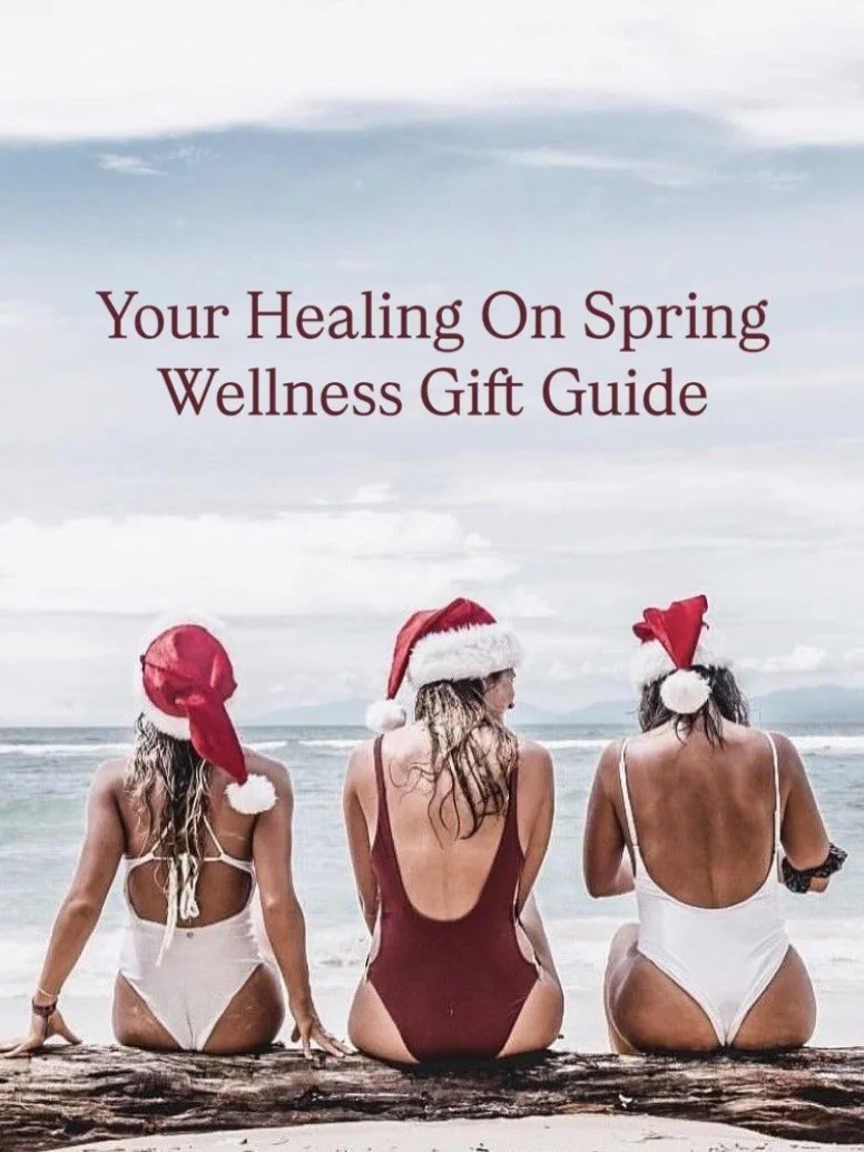 This year, gift something that feels good long after Christmas is over.

Our Healing on Spring Wellness Gift Guide is here, curated for glow seekers, wellness lovers, and anyone who deserves a reset.

- Red Light Therapy - Dermalux LED - Lymphatic Dr