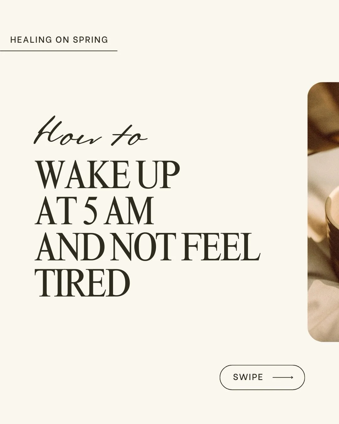 Waking up at 5am shouldn&rsquo;t feel exhausting.

It starts the night before, with intention, visualising your morning, and supporting your body at a cellular level.

Red light therapy helps boost mitochondrial function and ATP production, supportin