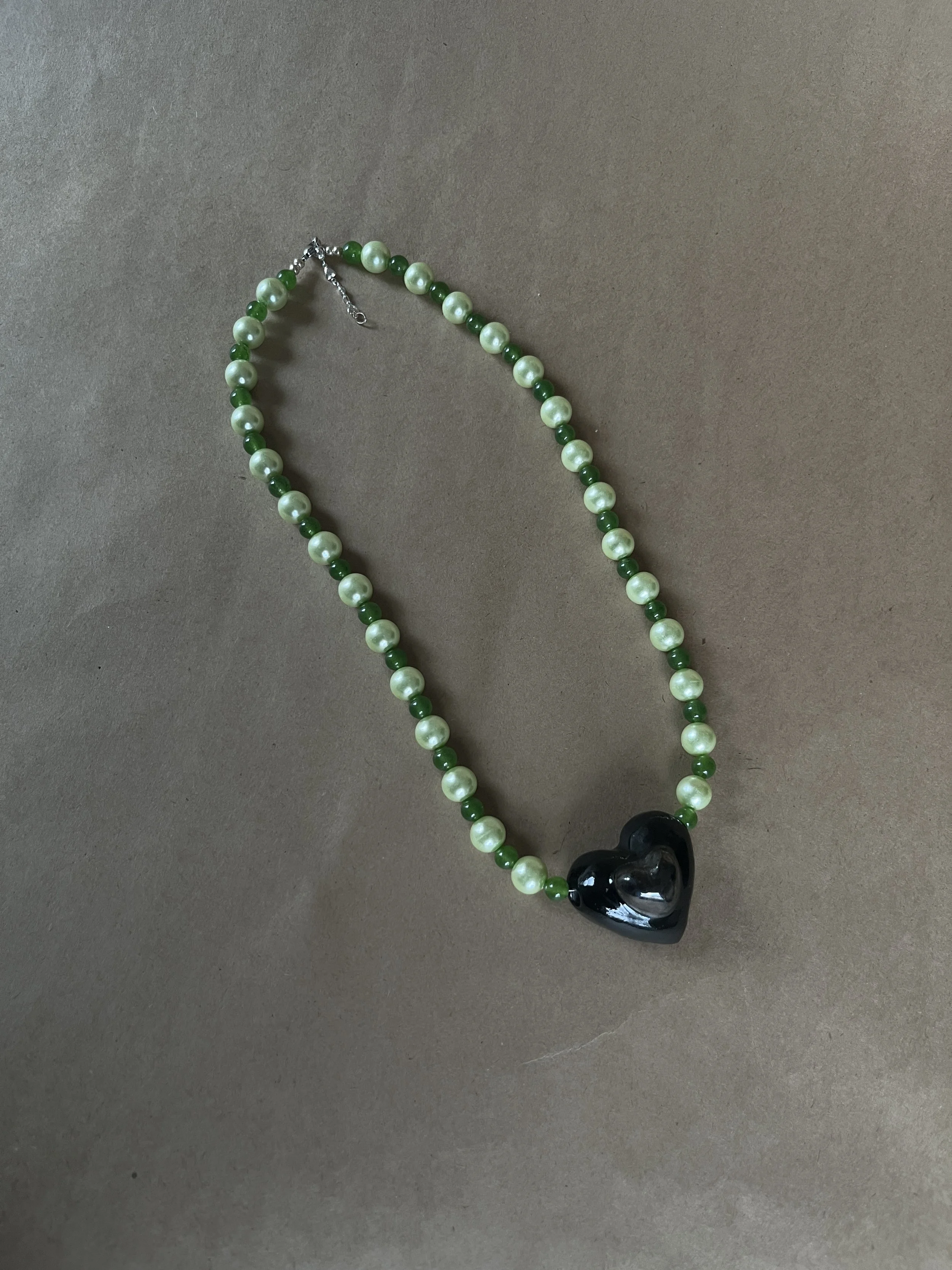 Green Heart Necklace