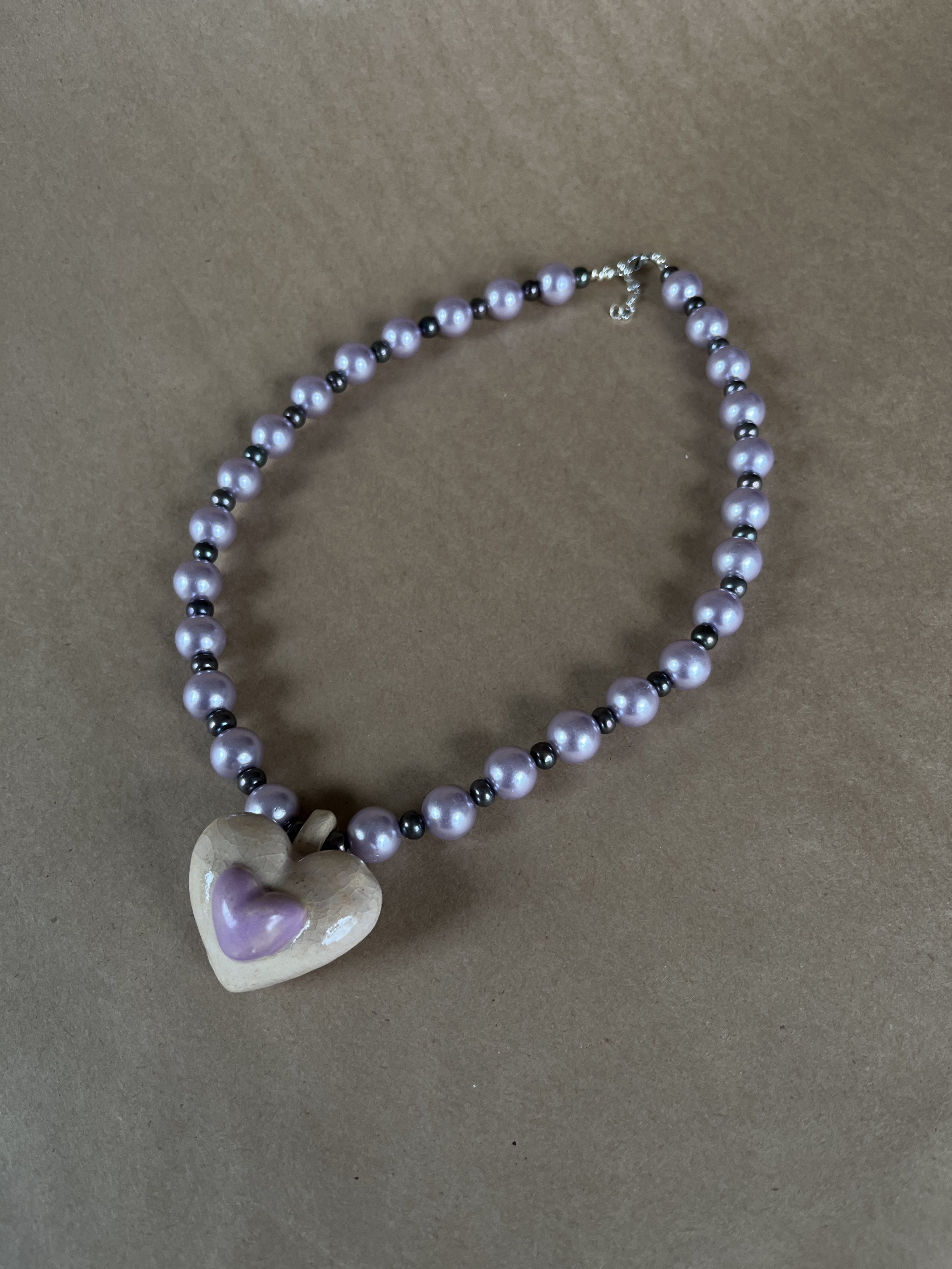 Pink Heart Necklace