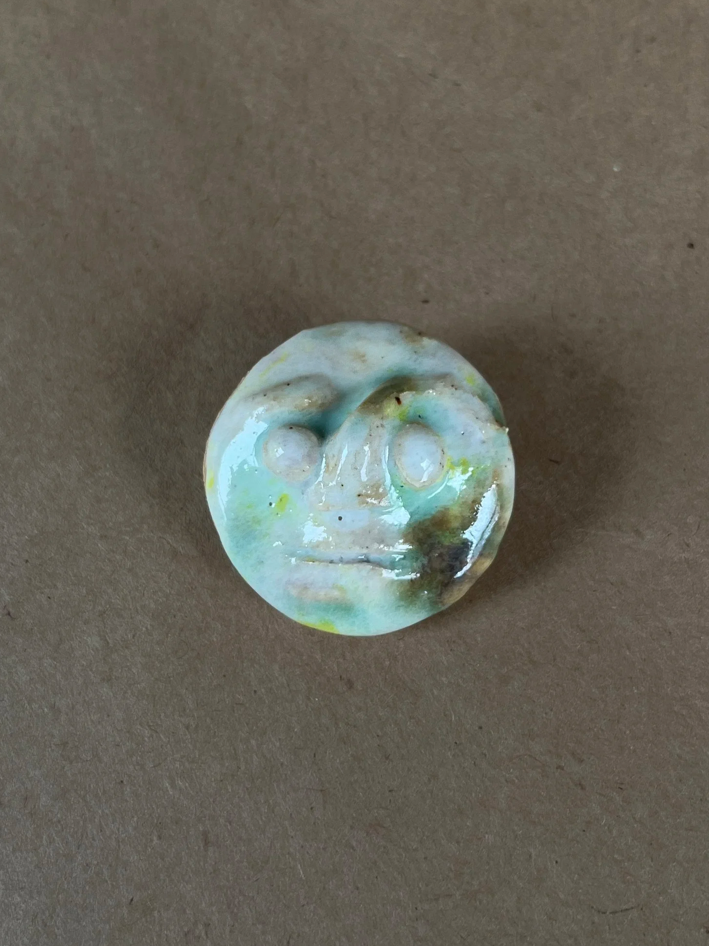 Multi Color Face Pin