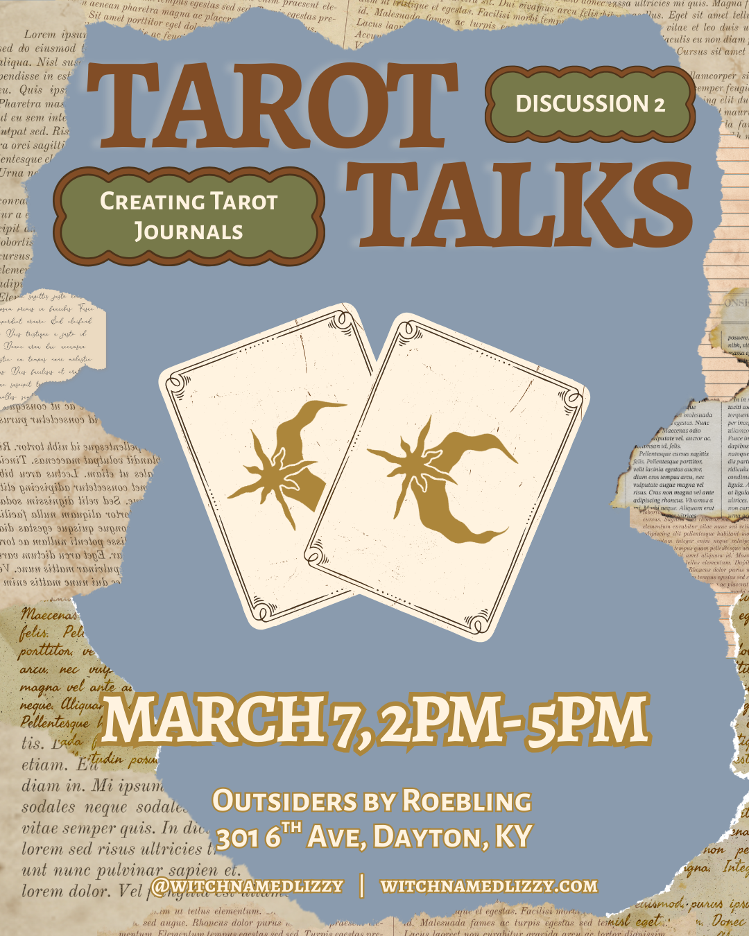 Tarot Talks: Discussion 2: Creating Tarot Journals and Grimoires