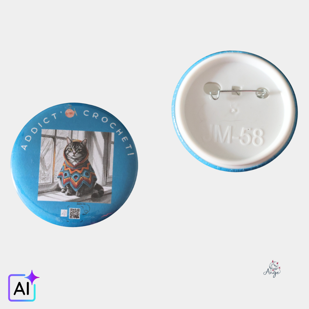 Badges ADDICT'O CROCHET !
