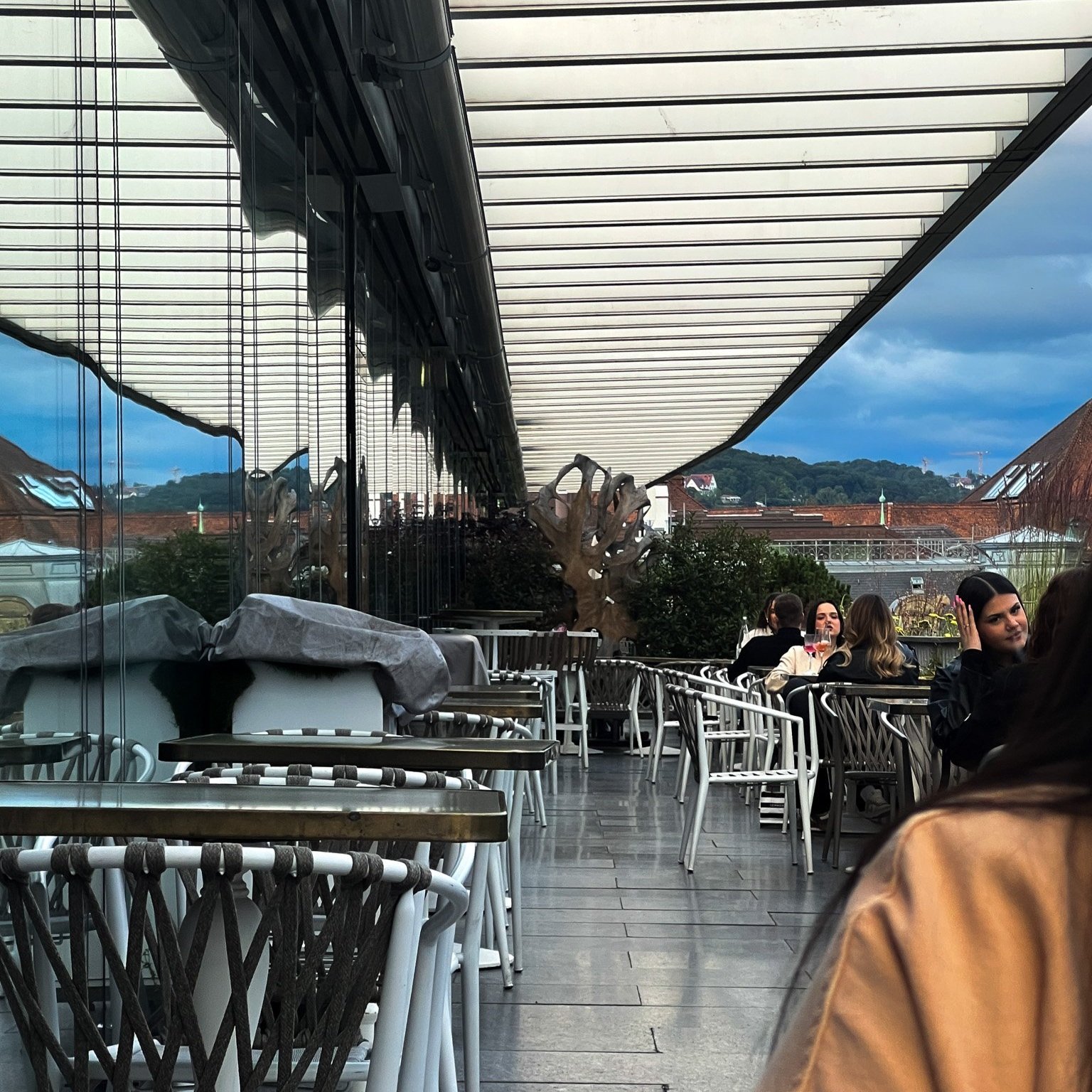 Terrasse vom Roof Garden in Zürich