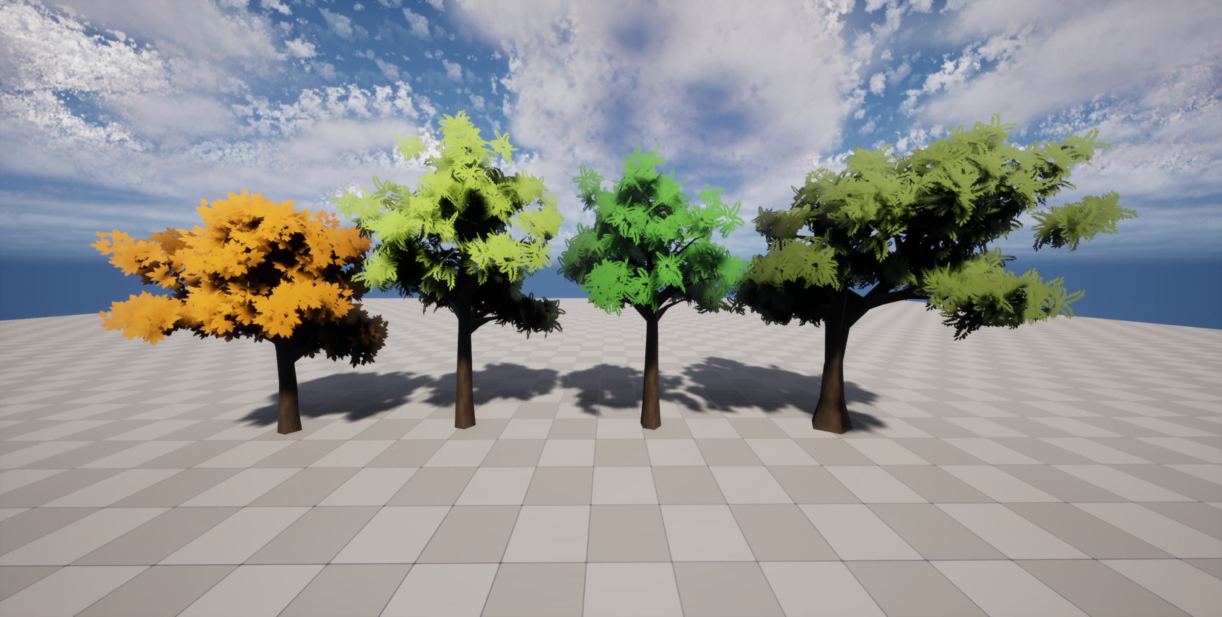 Here are some trees which I made using TreeIt.