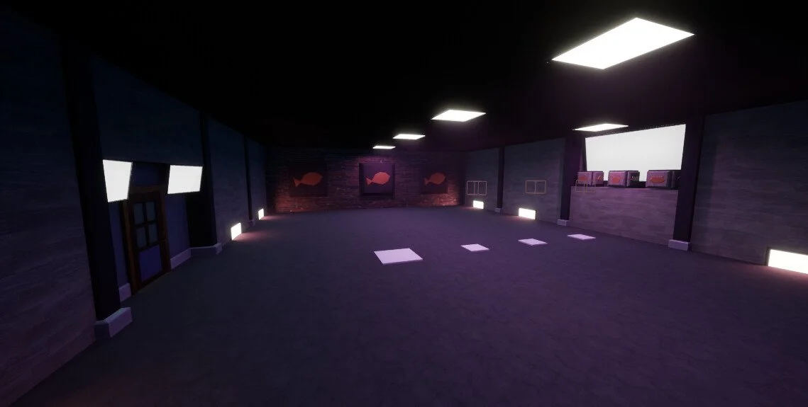 The final chamber is the boss's ultimate plan. In this area he has created a chamber which will squish the player to death! Except the three switches in the middle can be stepped on to unlock the escape route in the center of the room...