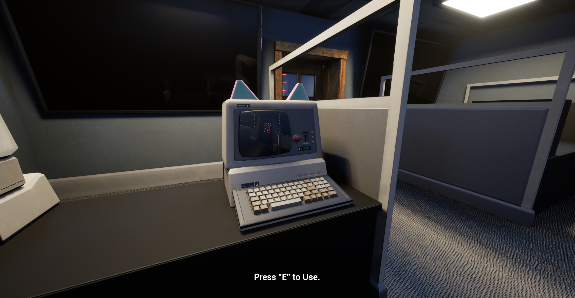 Catpurreds main mechanic was a terminal puzzle system. Each terminal had 3 switches which could be activated in different orders to achieve different results. 