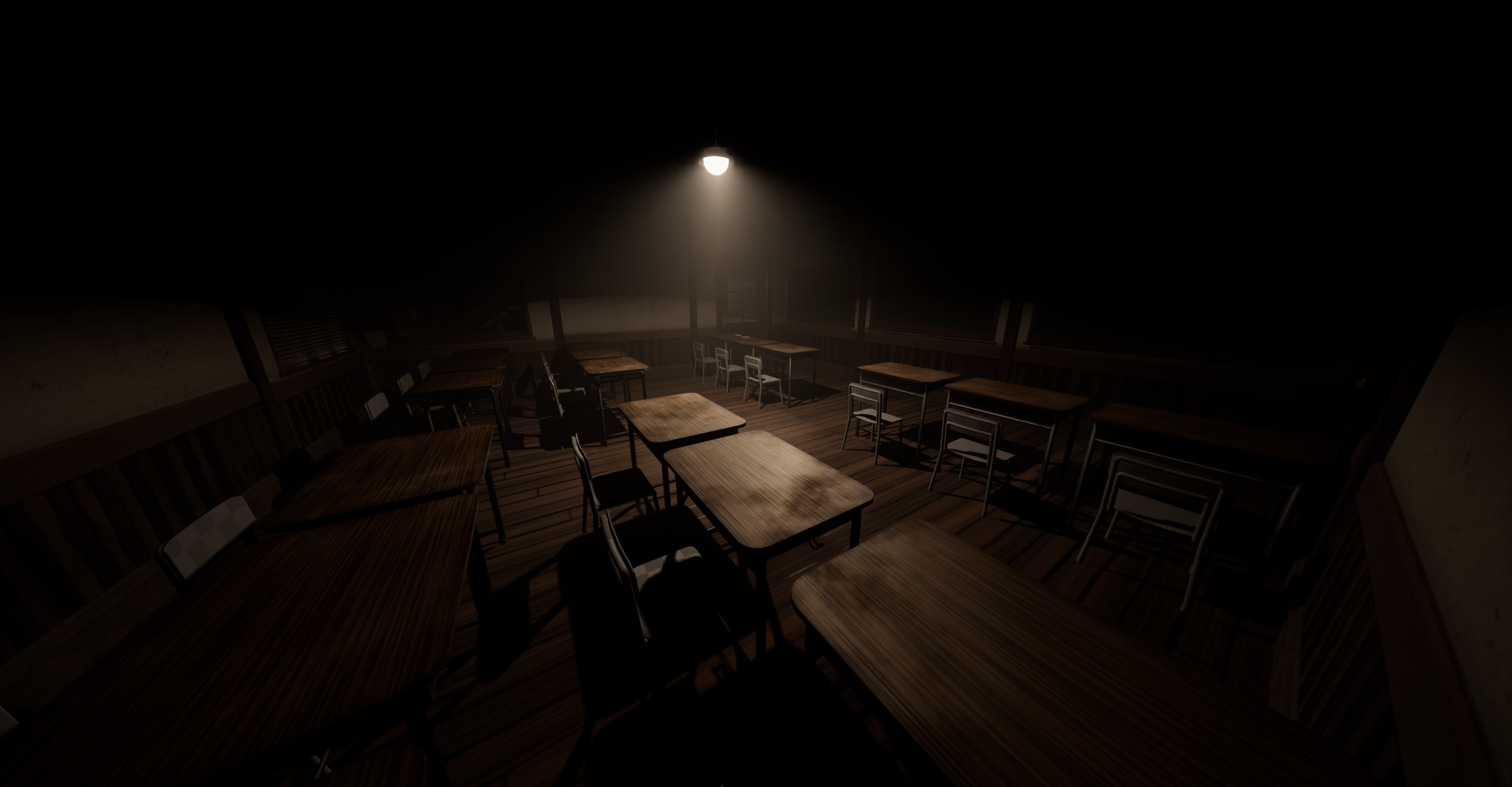 Last Call Home (Blueprint & Art). This was my thesis work for MFA at SCAD. Horror game.