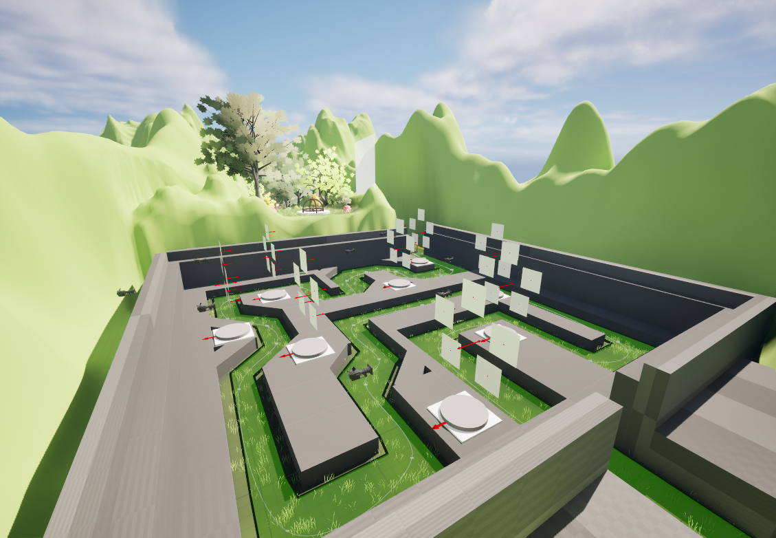 Tower Defense Game (Blueprint/Design). Tower defense game to test my map design abilities and using more advanced data storage.