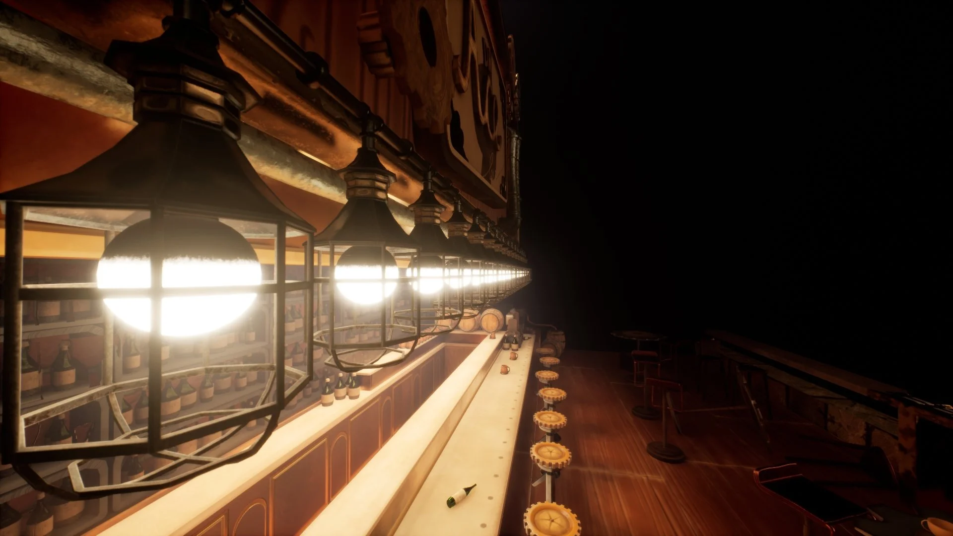 Scene from the cinematic. I was playing around with DOF and different camera effects while creating the cinematic. This is my favourite shot from the cinematic.