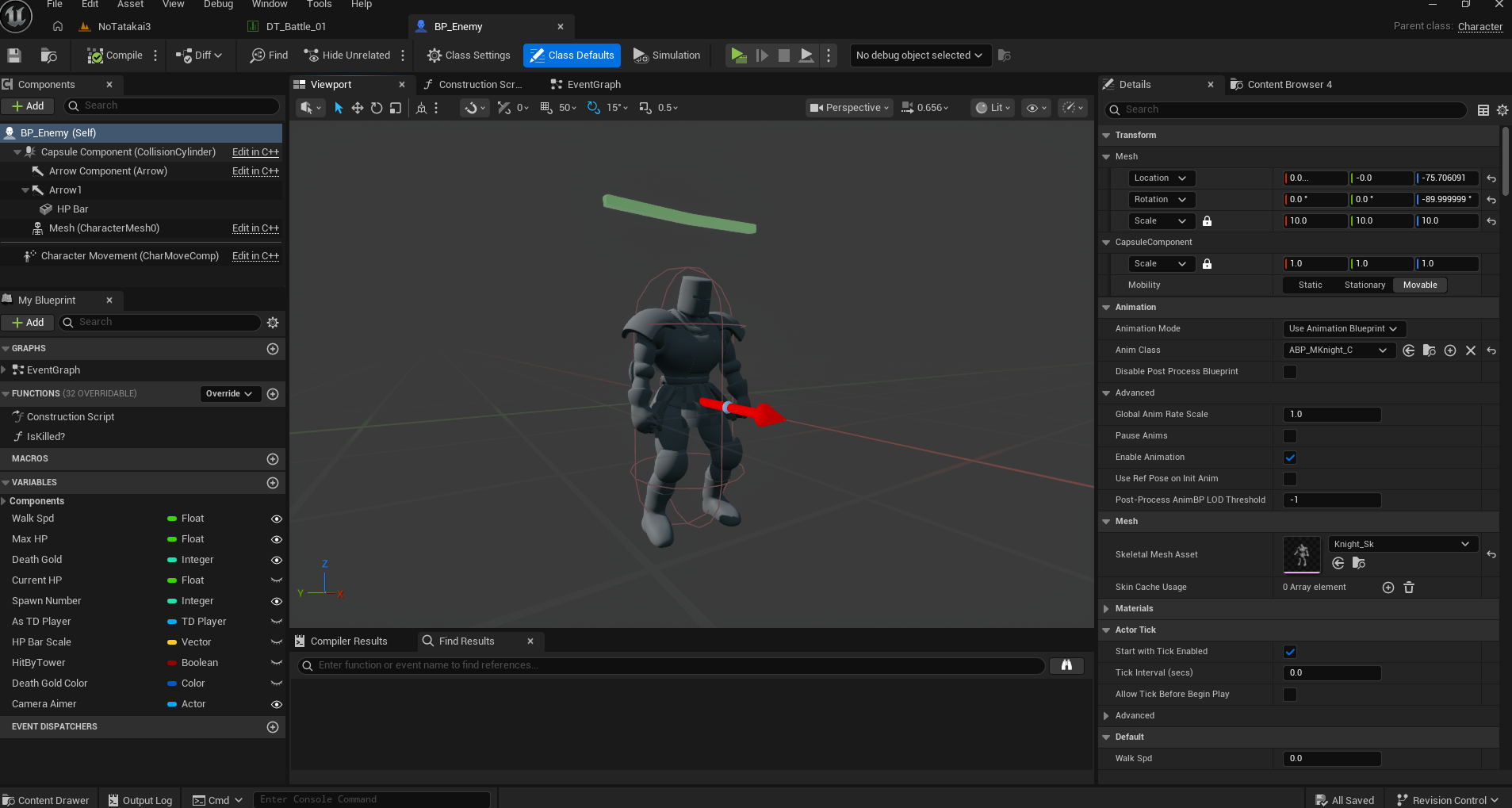 The enemies models were made super quickly in Zbrush and my mouse, lol.