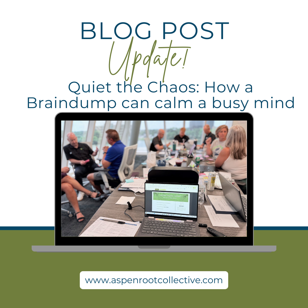 Quiet the Chaos: How a Braindump Can Bring Calm to a Busy Mind
