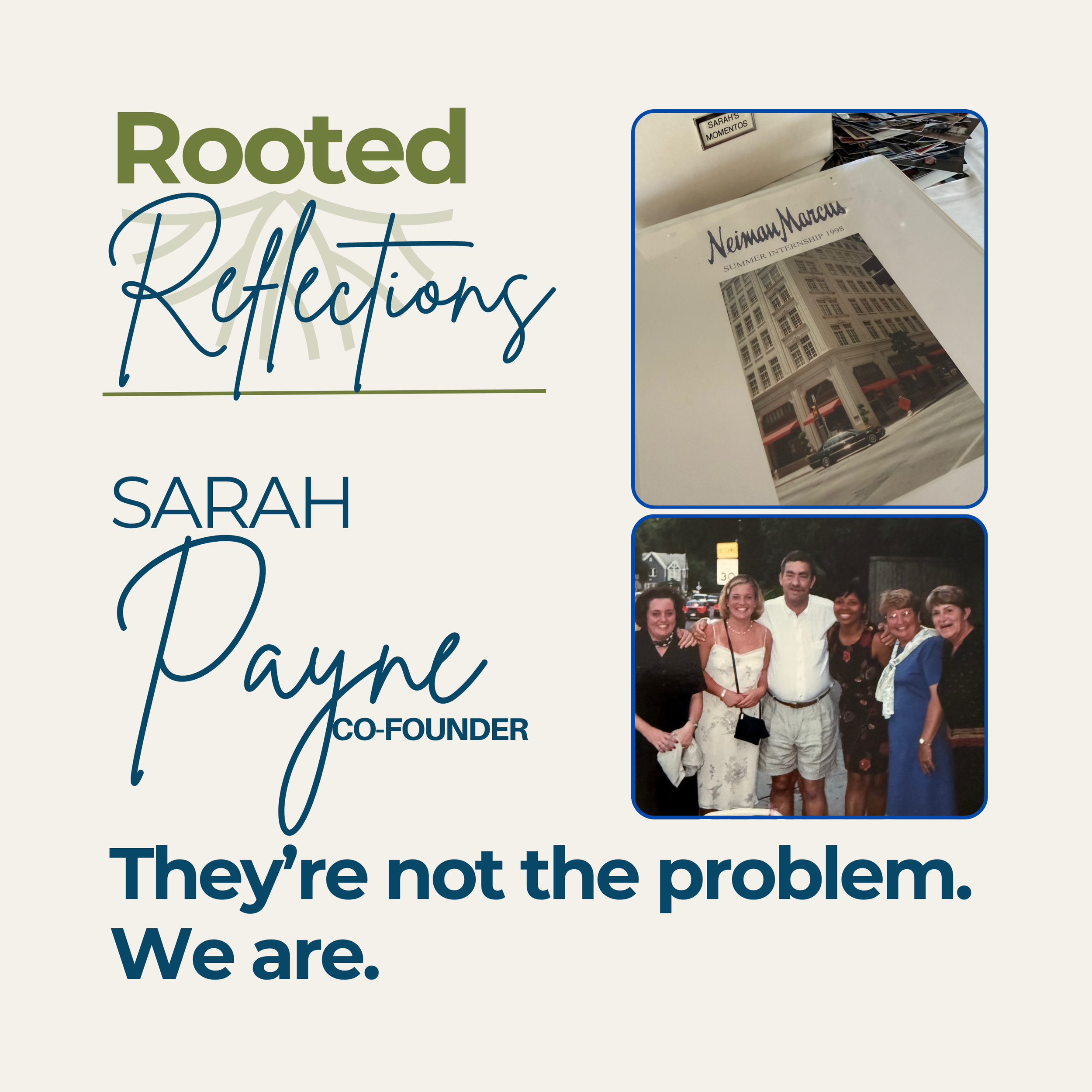 They're Not the Problem. We Are.