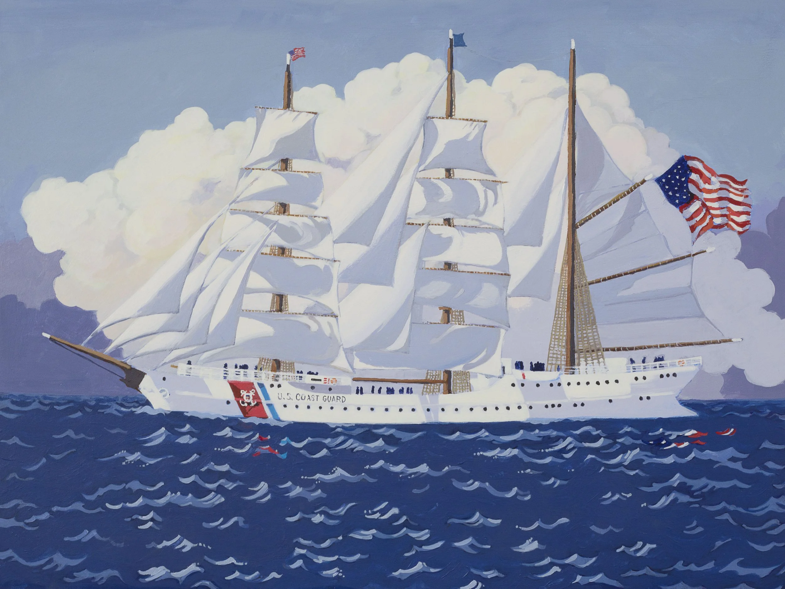 U.S. Coast Guard Eagle (13x19)