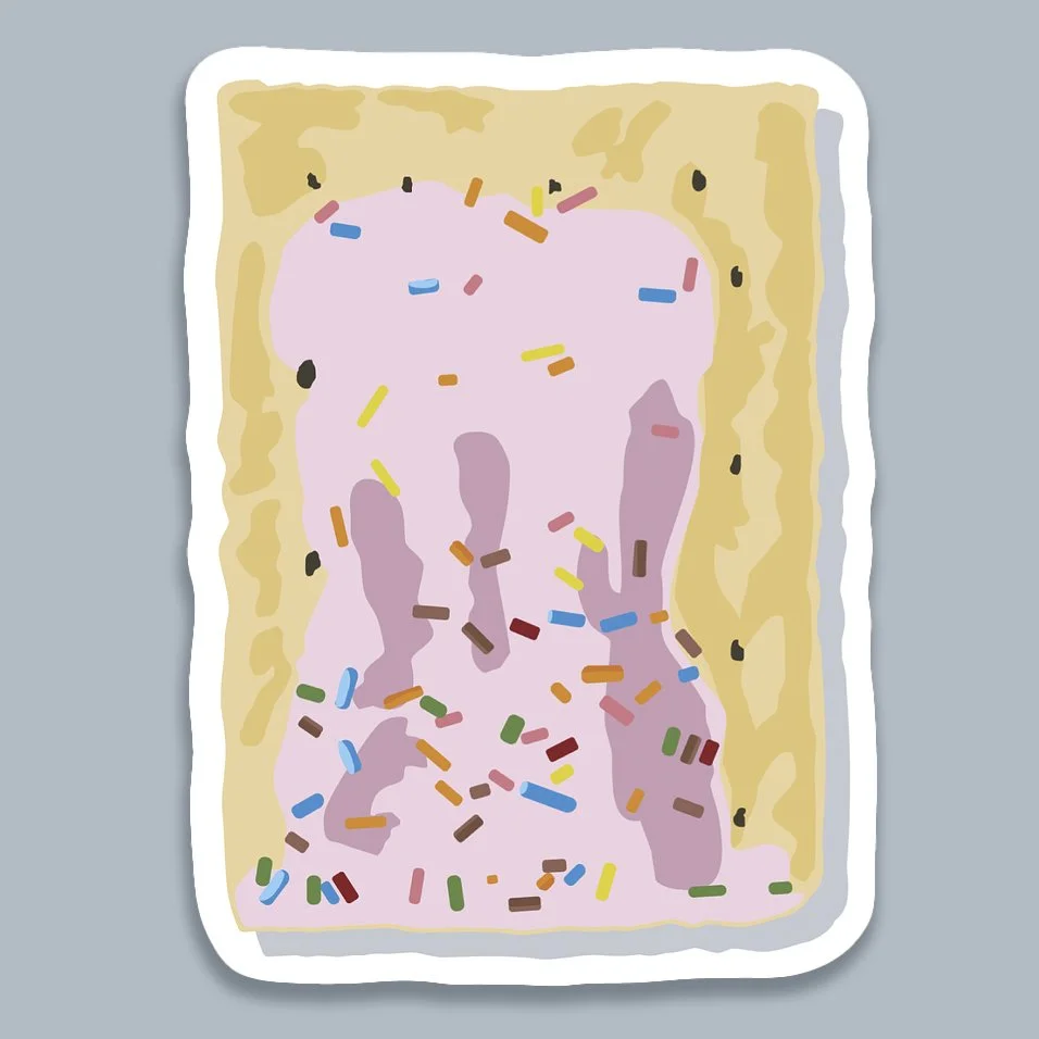 Strawberry Milkshake PopTart Vinyl Sticker.jpg