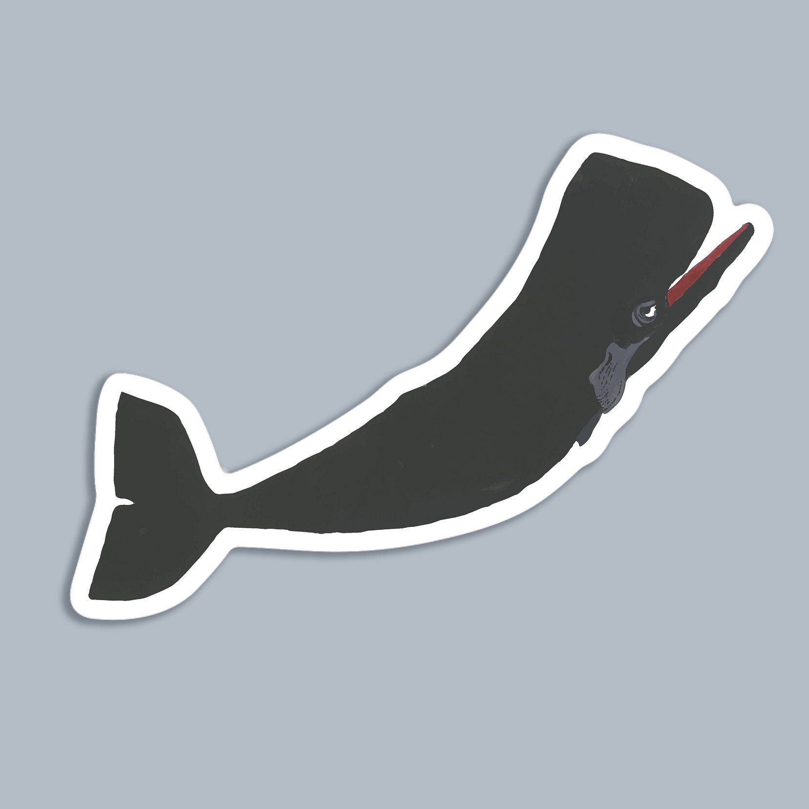 Sperm Whale Vinyl Sticker