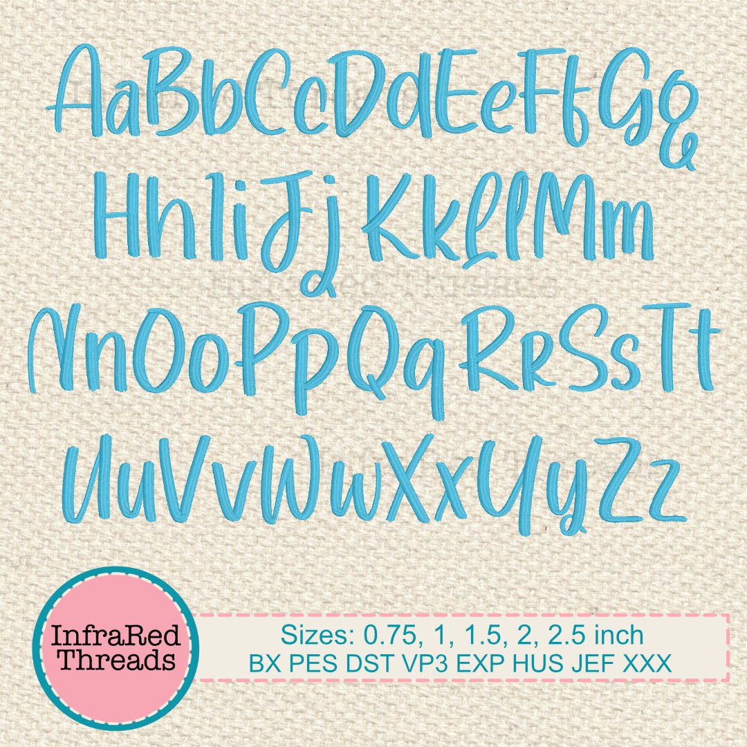Bethany Embroidery Font