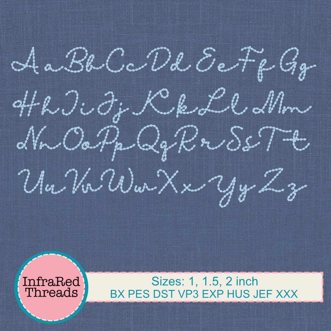 Jordyn Dots Embroidery Font