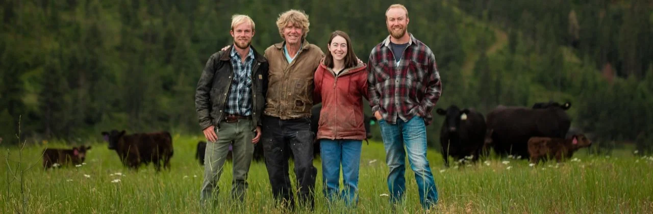 Griffiths family photo, Palouse River Premium Beef