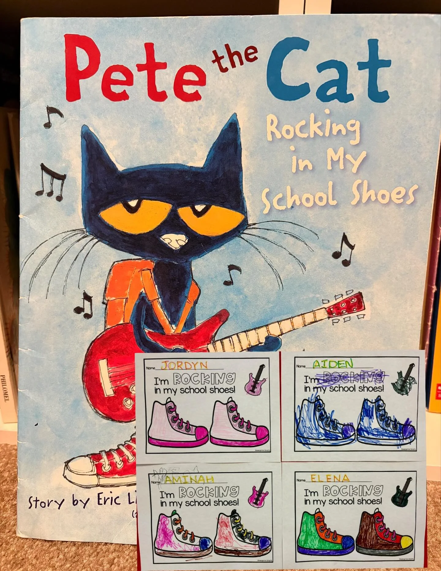 At Fun 2 Learn, we are Rocking in our New School Shoes 🖍️🎸🎶