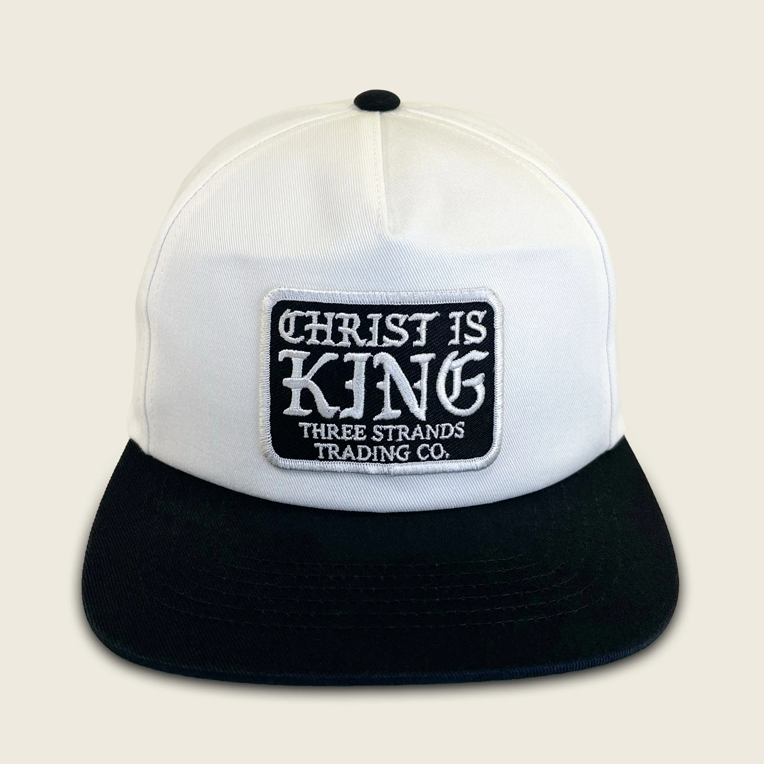 Christ is King Cap - White