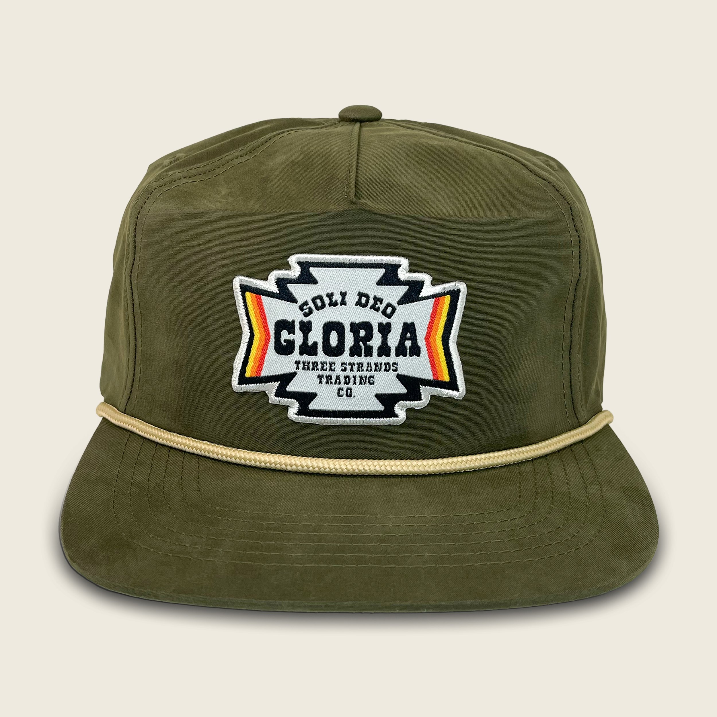 Soli Deo Gloria Southwestern Cap - Olive