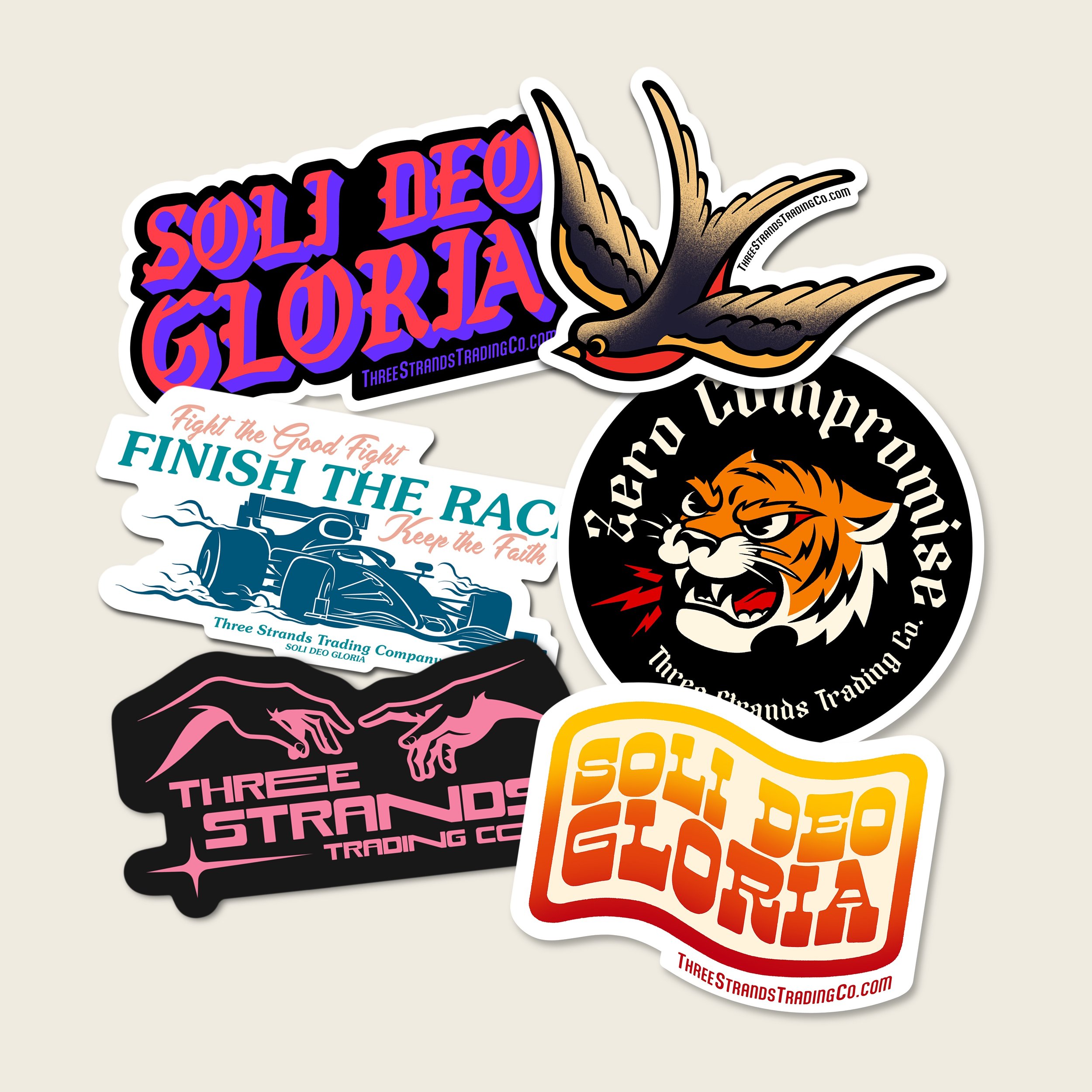 Three Strands Sticker Pack