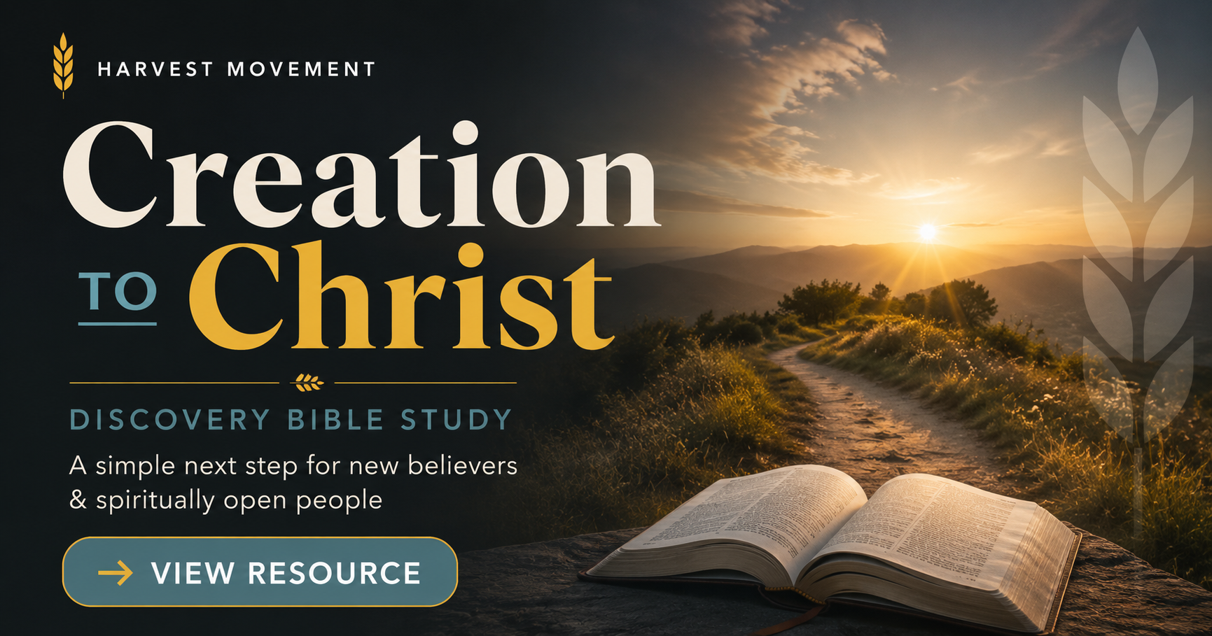 Creation to Christ Discovery Bible Study