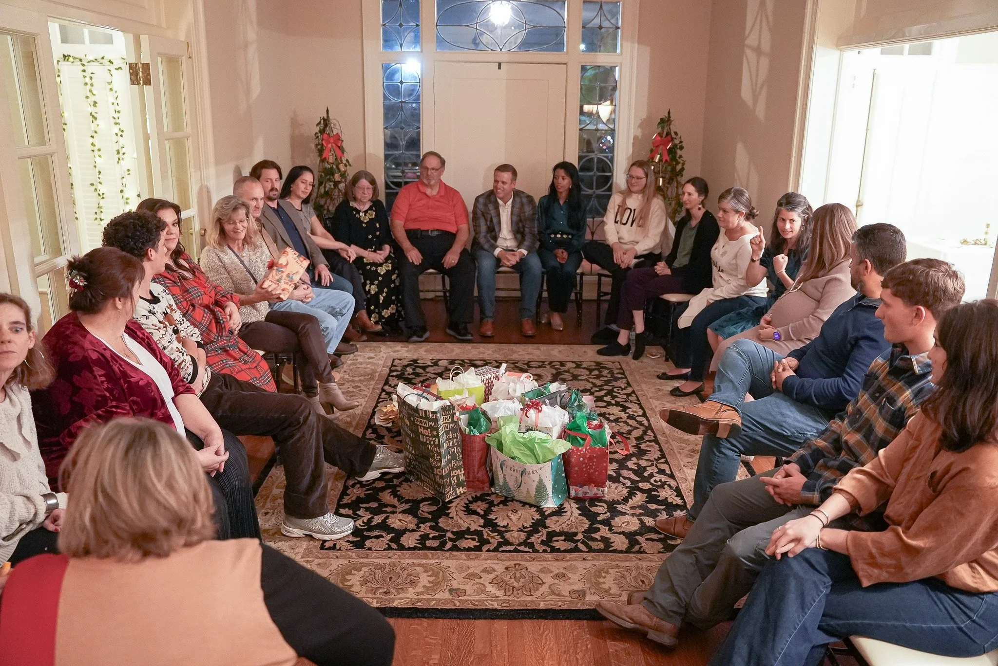 Christmas party staff harvest movement Columbus georgia