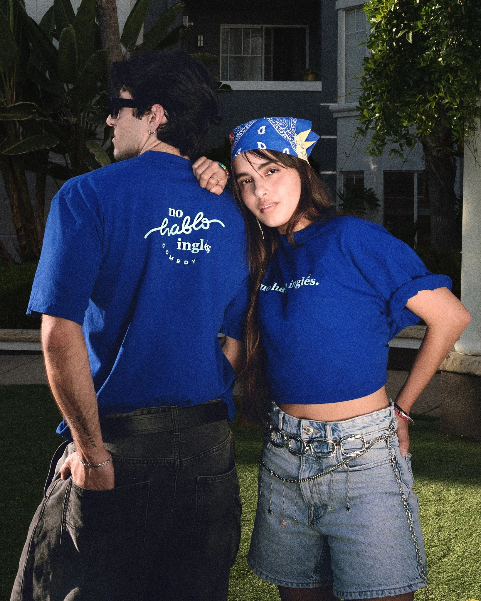 CAMISETA OVERSIZED – AZUL