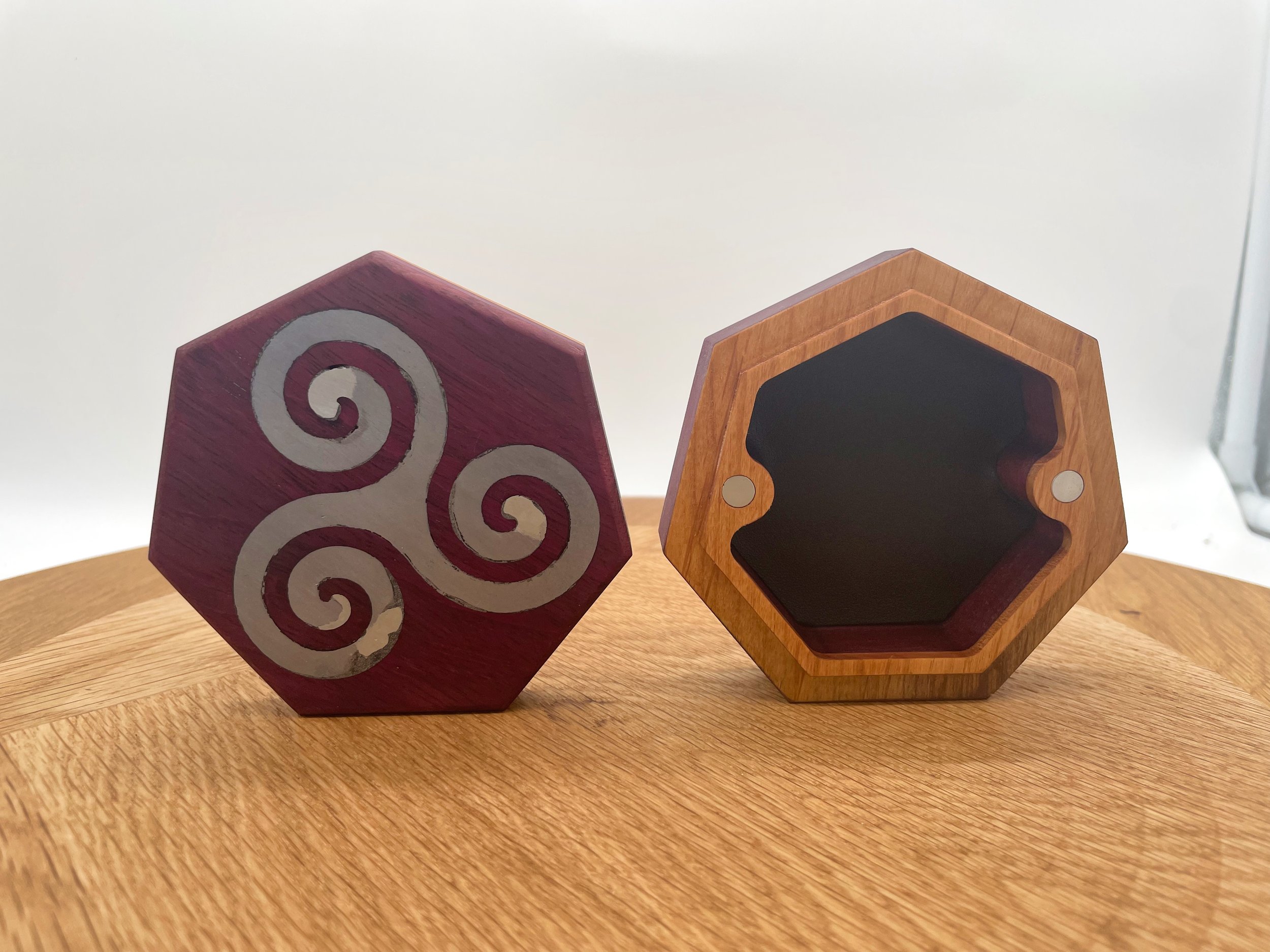 triskele purple heart rpg tabletop dice case box.jpeg